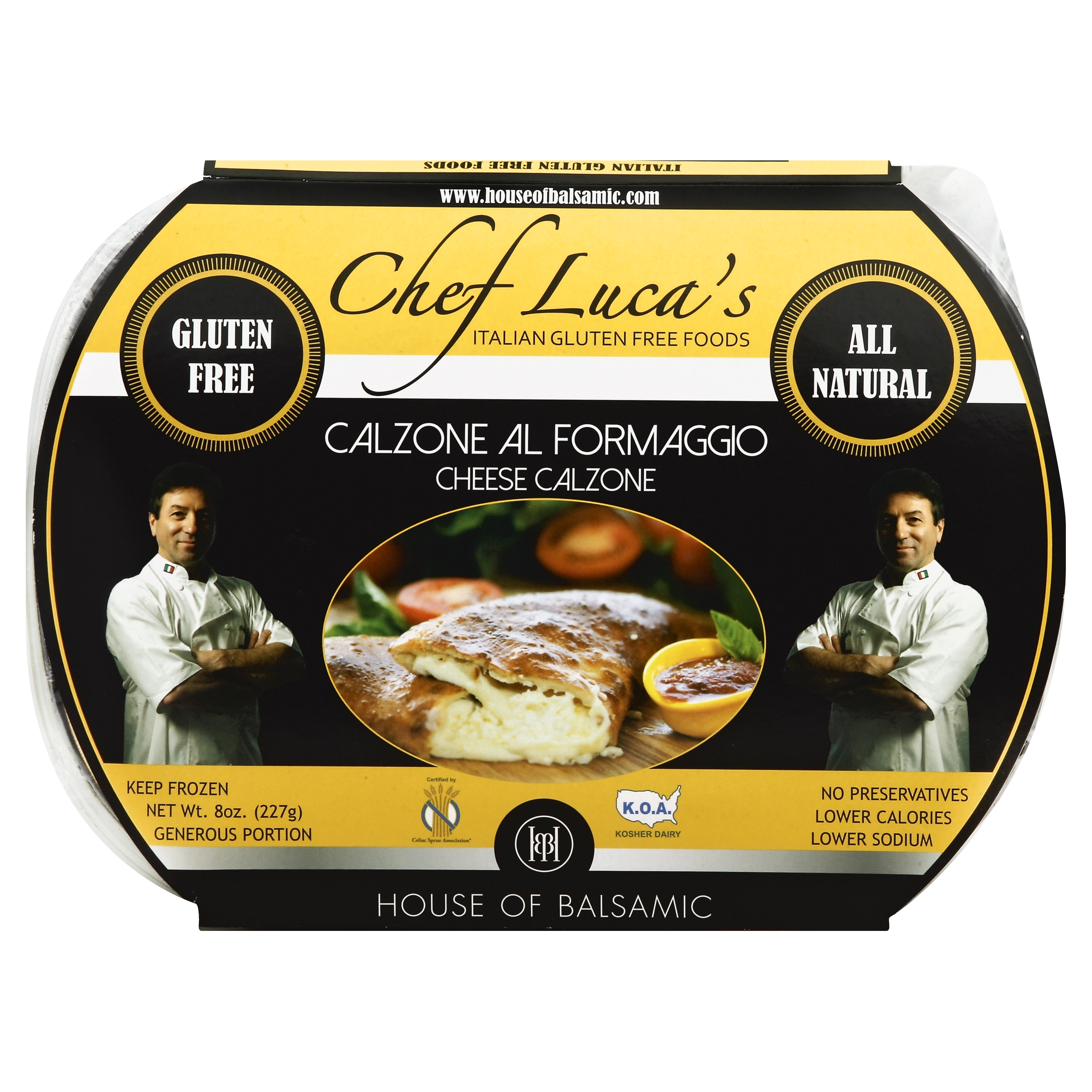 House Of Balsamic Cheese Calzone 8 Oz