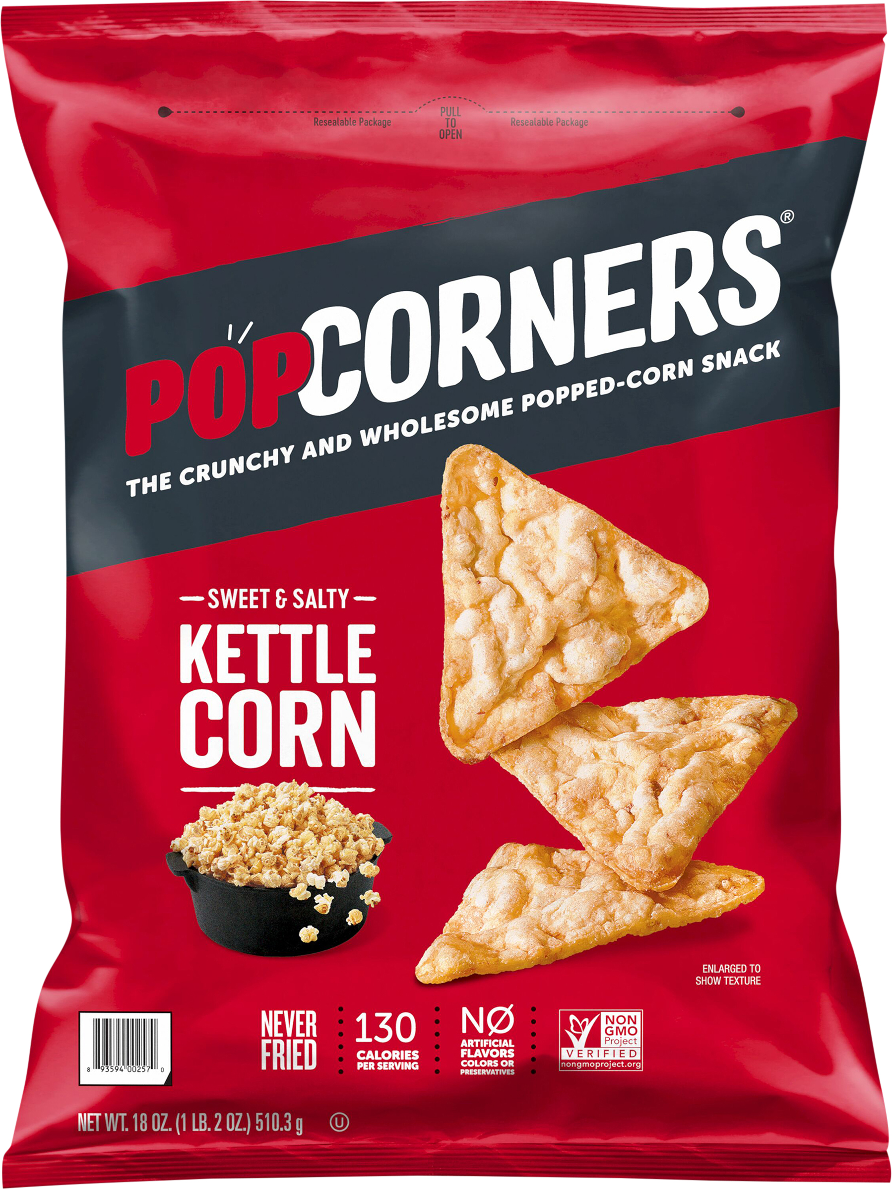Popped-Corn Snack, Kettle Corn, Sweet & Salty