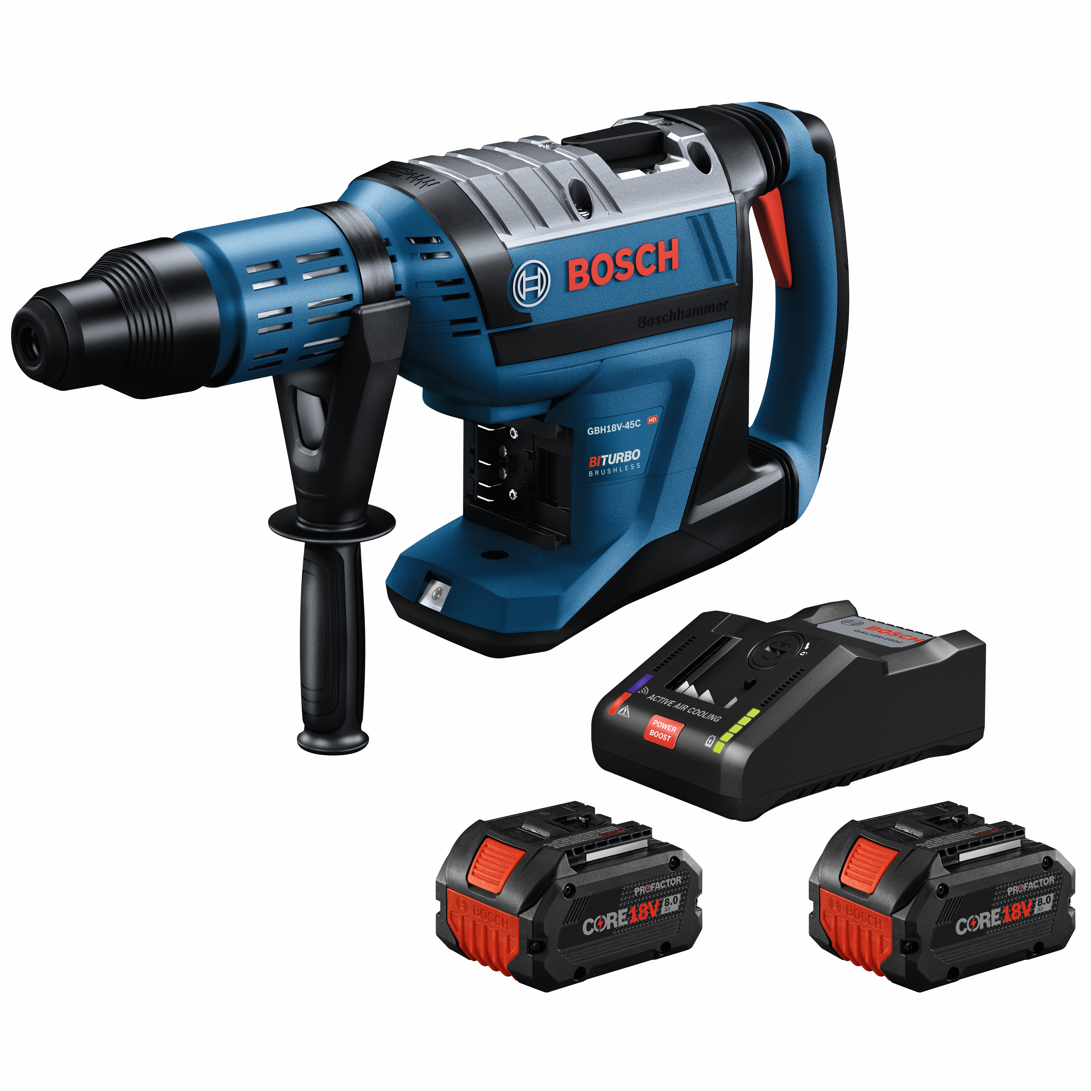 BOSCH GSB18V-45 + GBH18V-22 2X4AH KIT HERRAMIENTASBOSCH