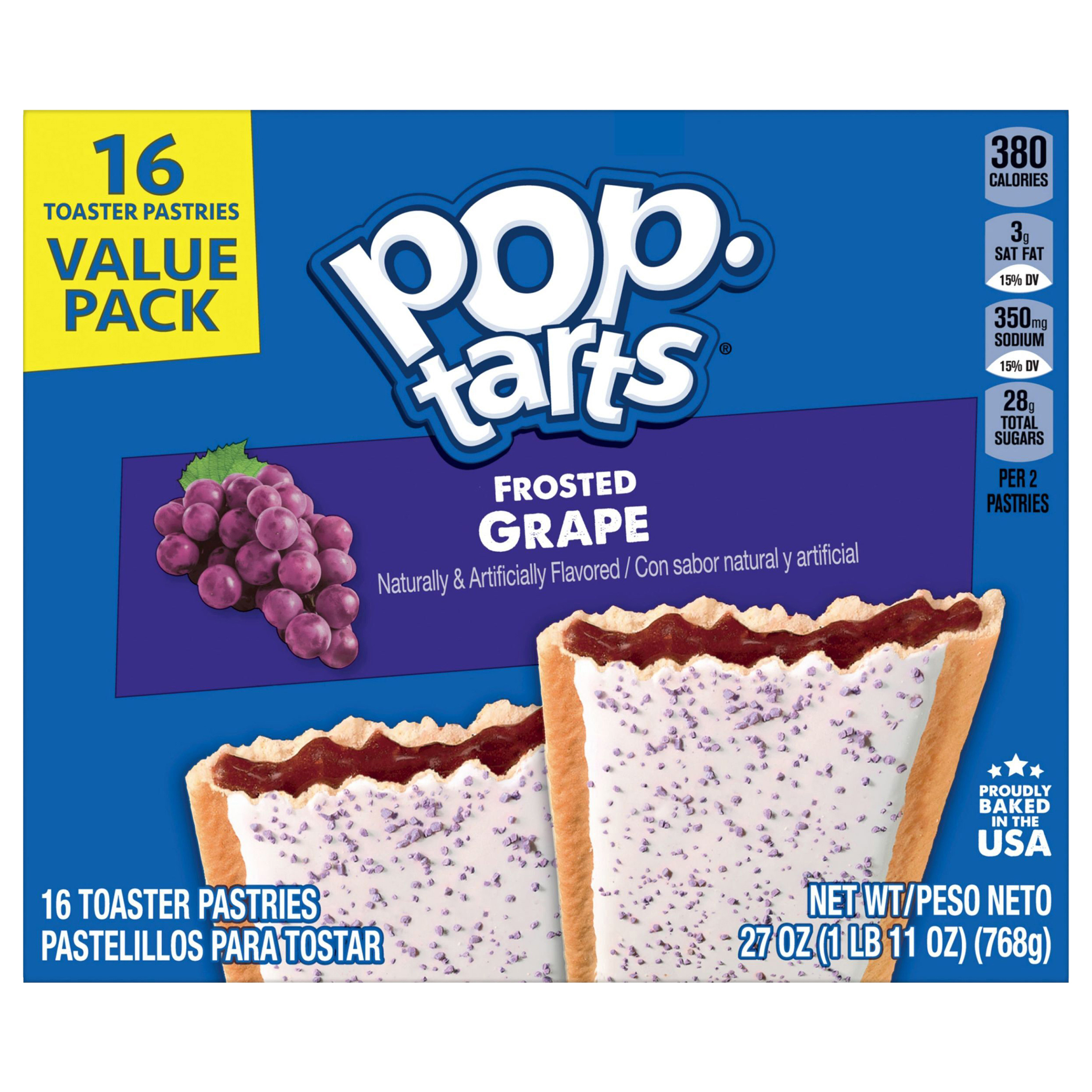 Toaster Pastries, Frosted Grape, Value Pack