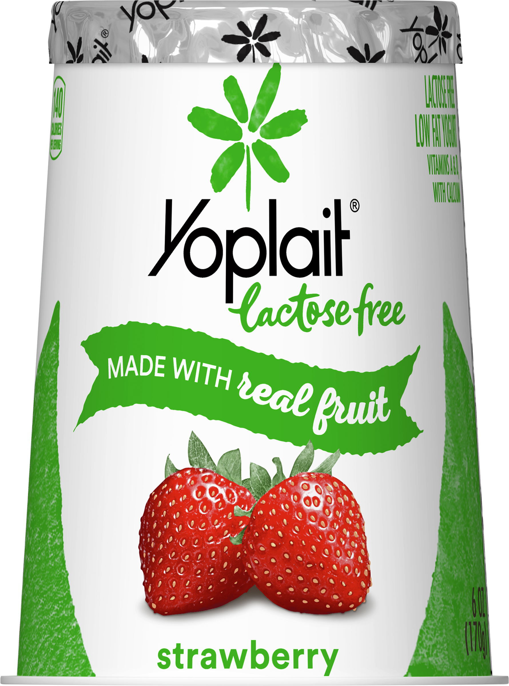Yogurt, Low Fat, Lactose Free, Strawberry