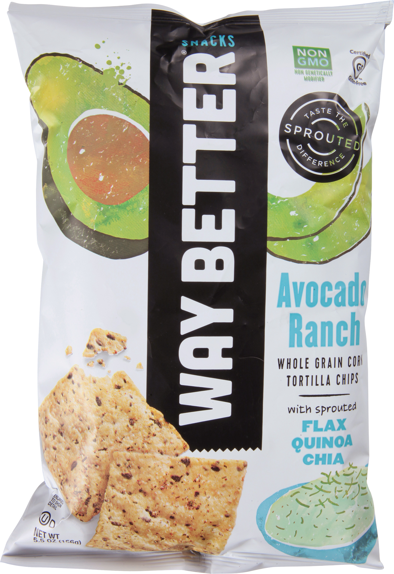 Tortilla Chips, Whole Grain Corn, Avocado Ranch
