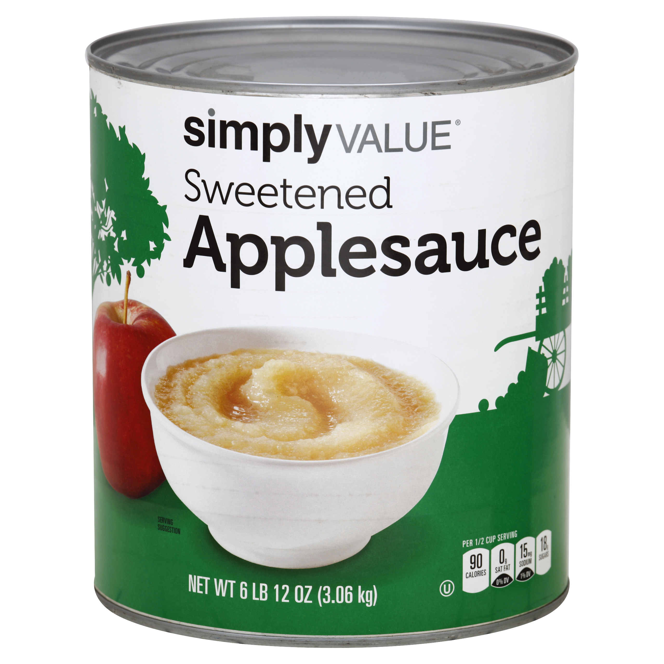 Simply Value Apple Sauce 12 Oz