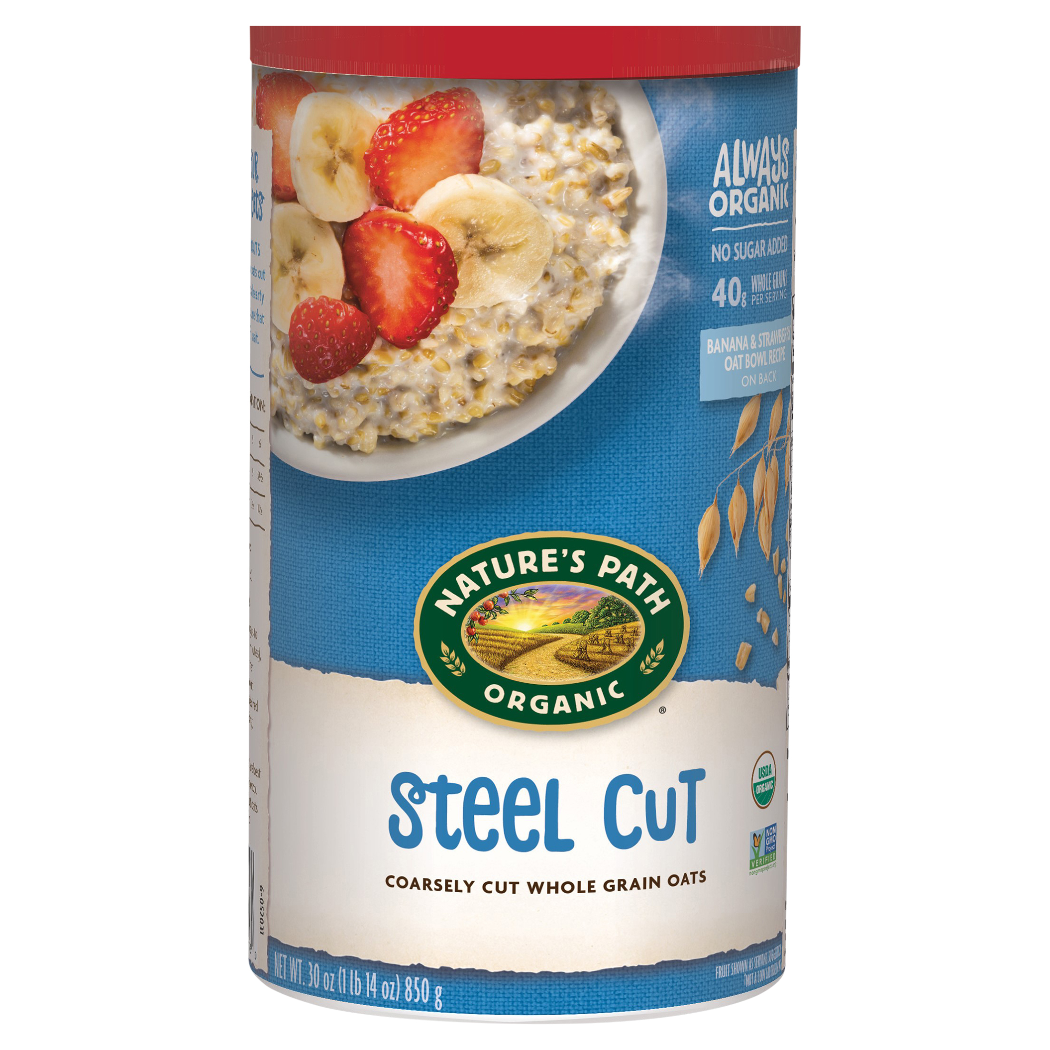 Oats, Whole Grain, Steel Cut