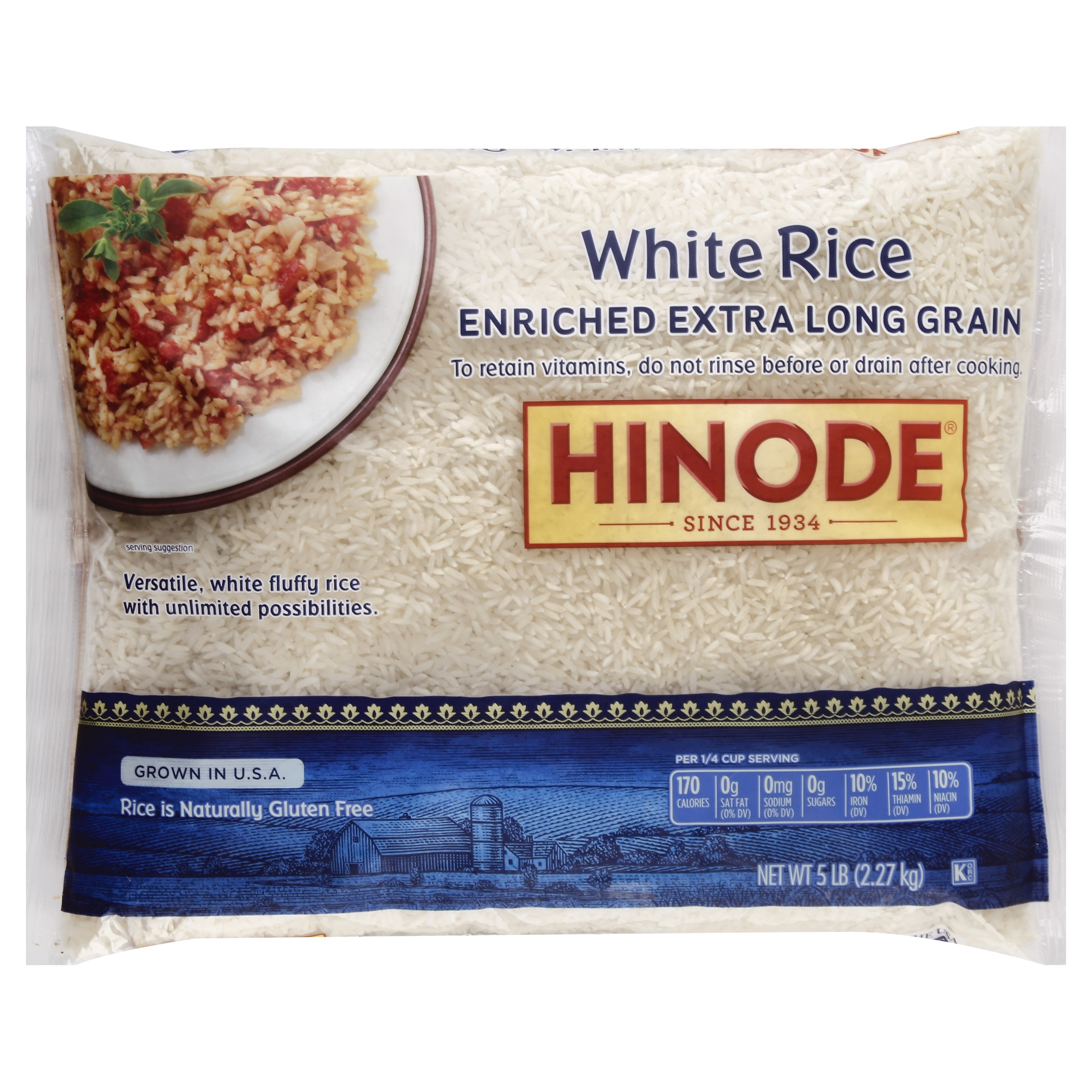 Hinode White Rice 5 Lb