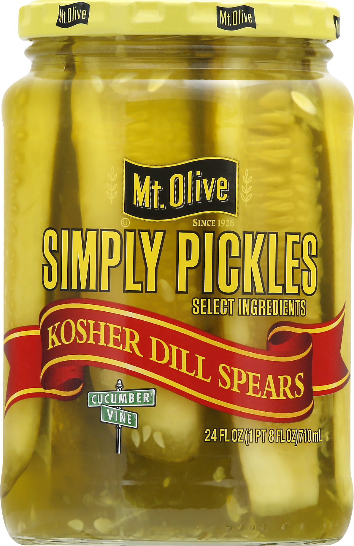 Pickles, Kosher Dill, Spears