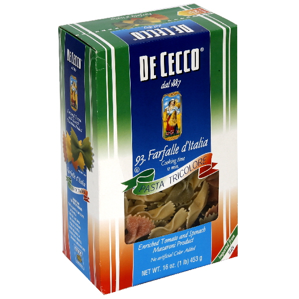 De Cecco Farfalle D'italia 16 Oz
