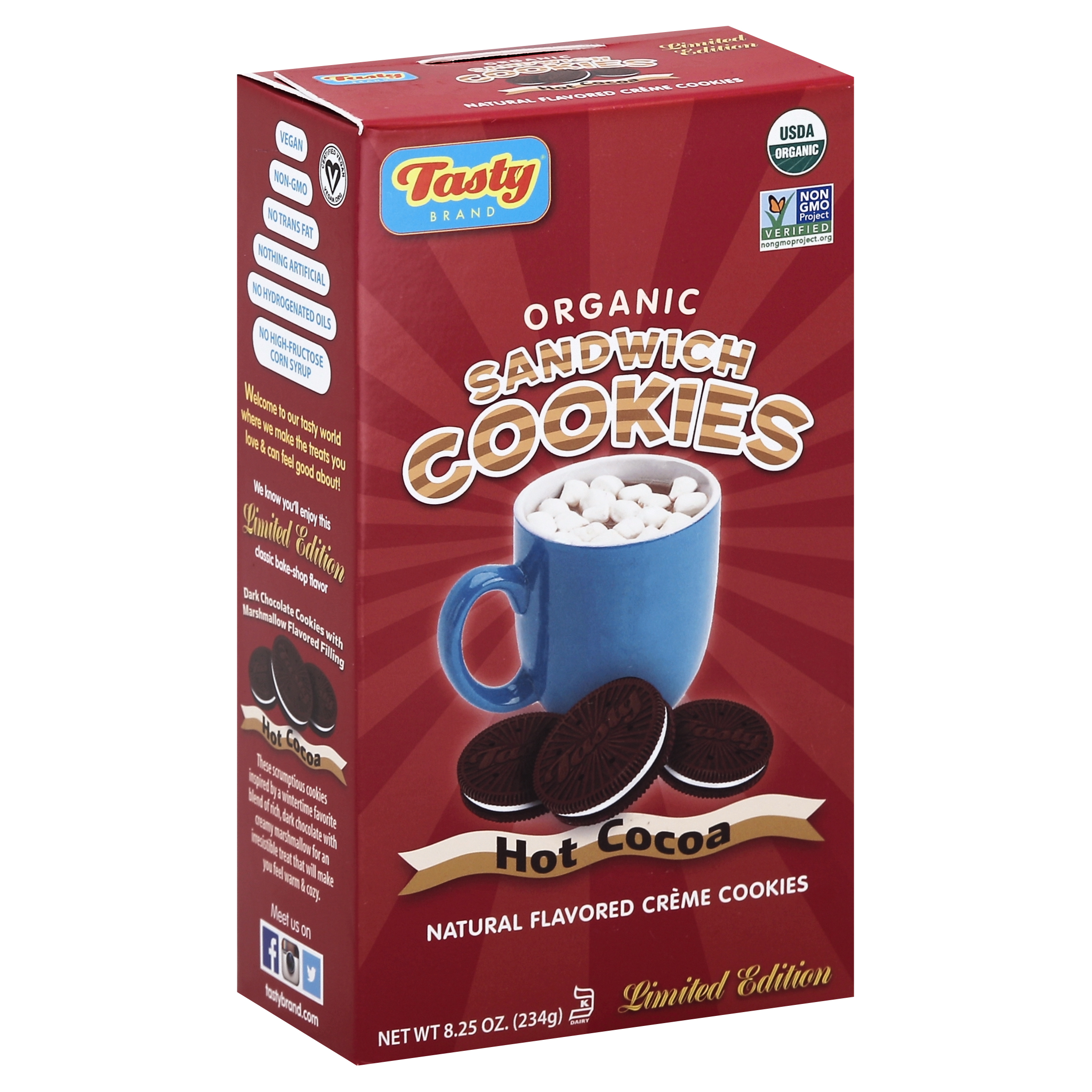 Tasty Cookies 8.25 Oz