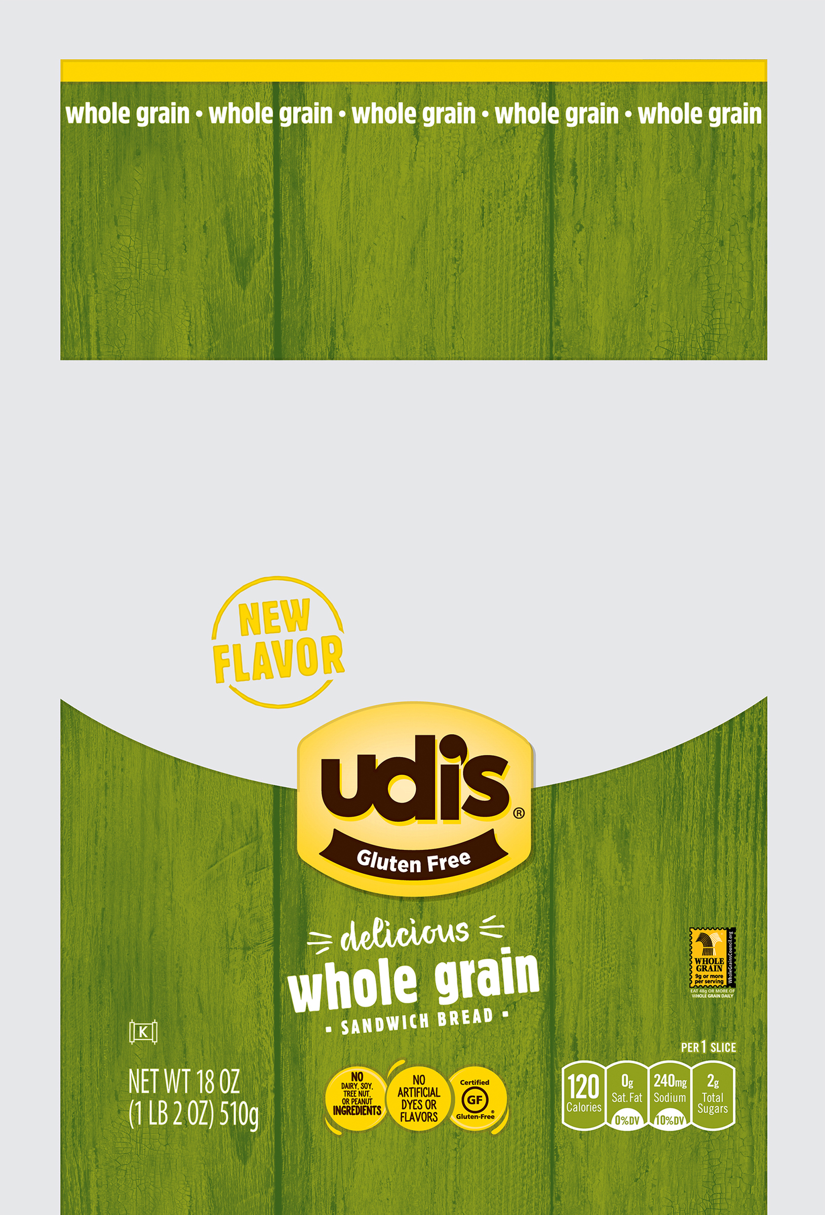 Sandwich Bread, Gluten Free, Whole Grain