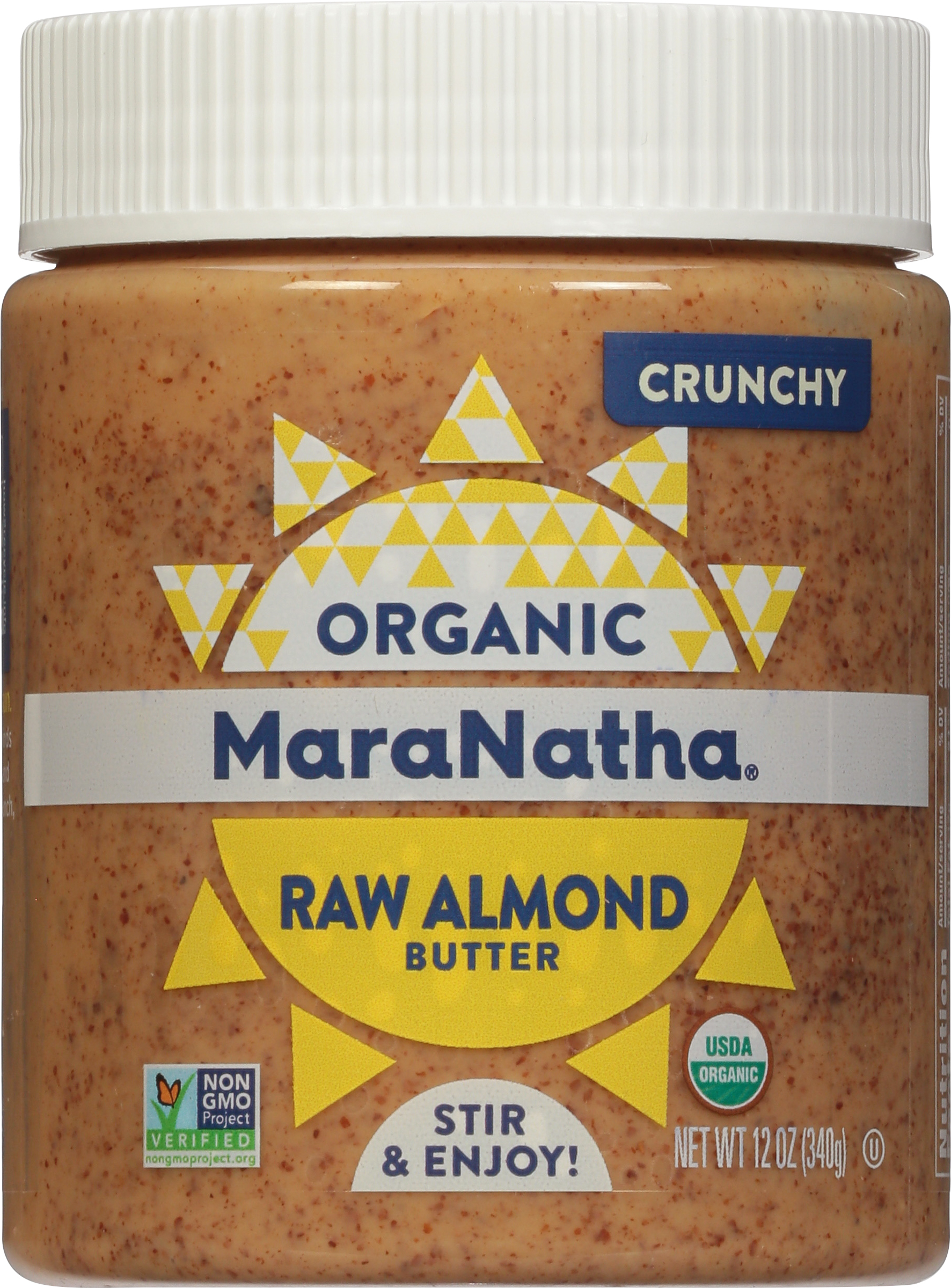 Almond Butter, Organic, Raw, Crunchy