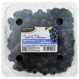 Flavor Grown Fresh & Delicious Seedless Black Table Grapes 3 Lb image