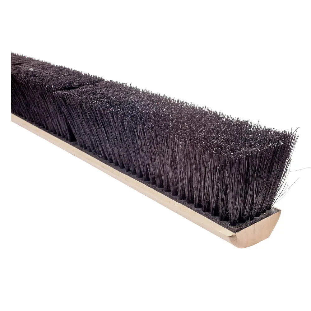 Magnolia Brush 24" Black Tampico Broom with 60" Handle (Assembled)