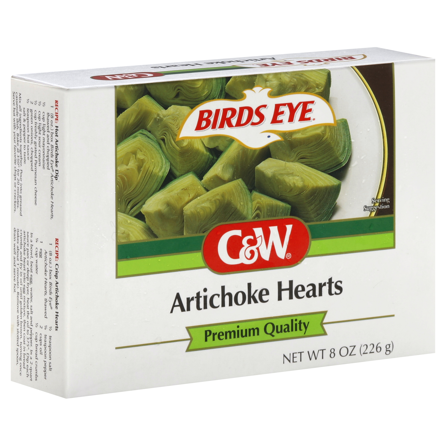 Birds Eye Artichoke Hearts 8 Oz