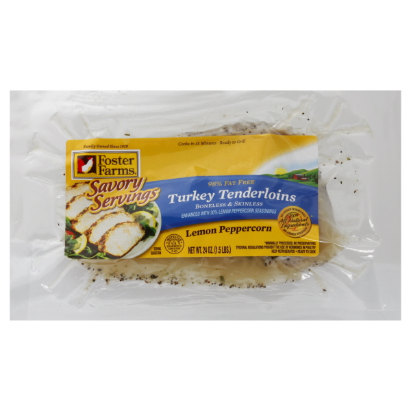 Foster Farms Turkey Tenderloins 24 Oz