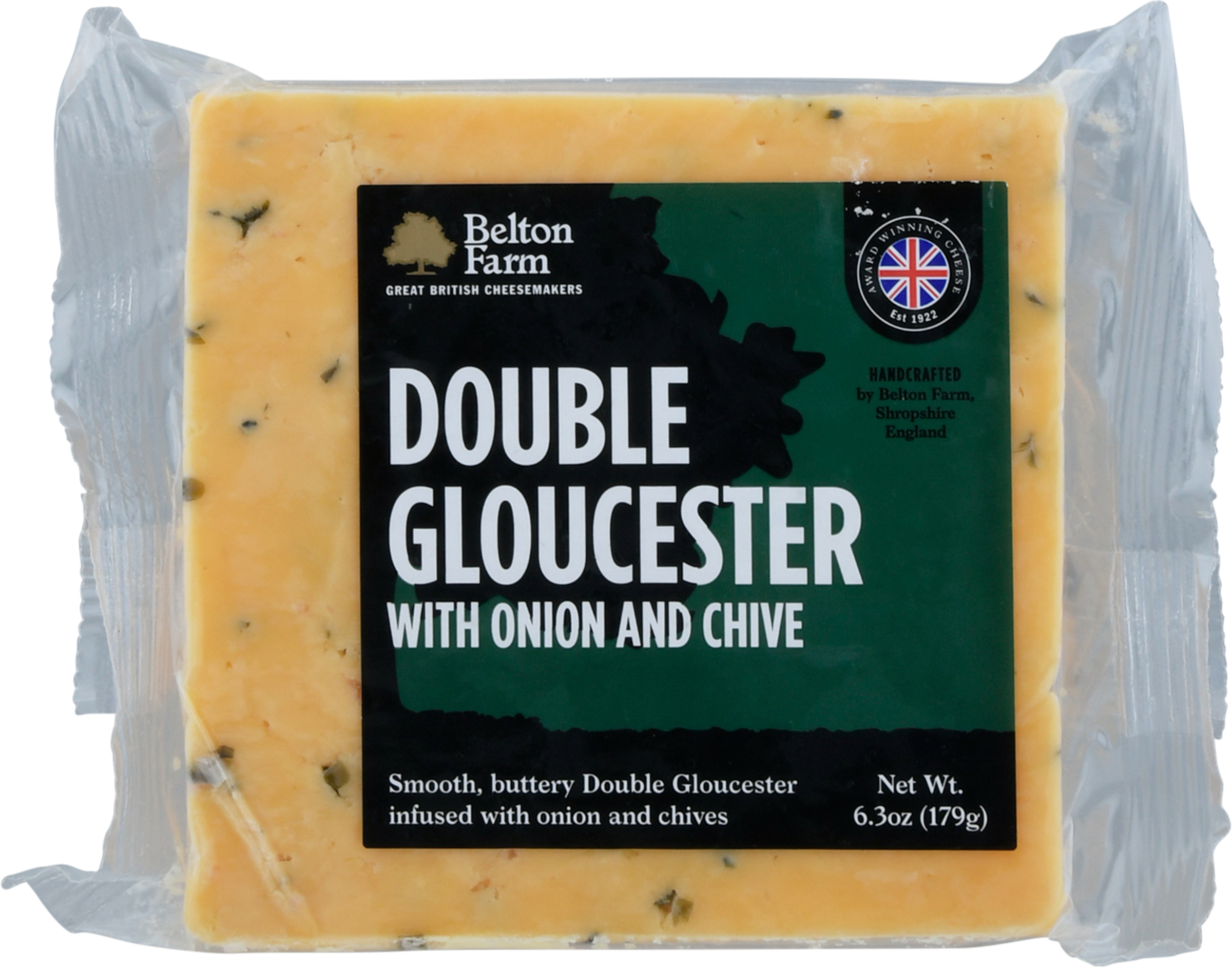 Cheese, Double Gloucester, Onion and Chive
