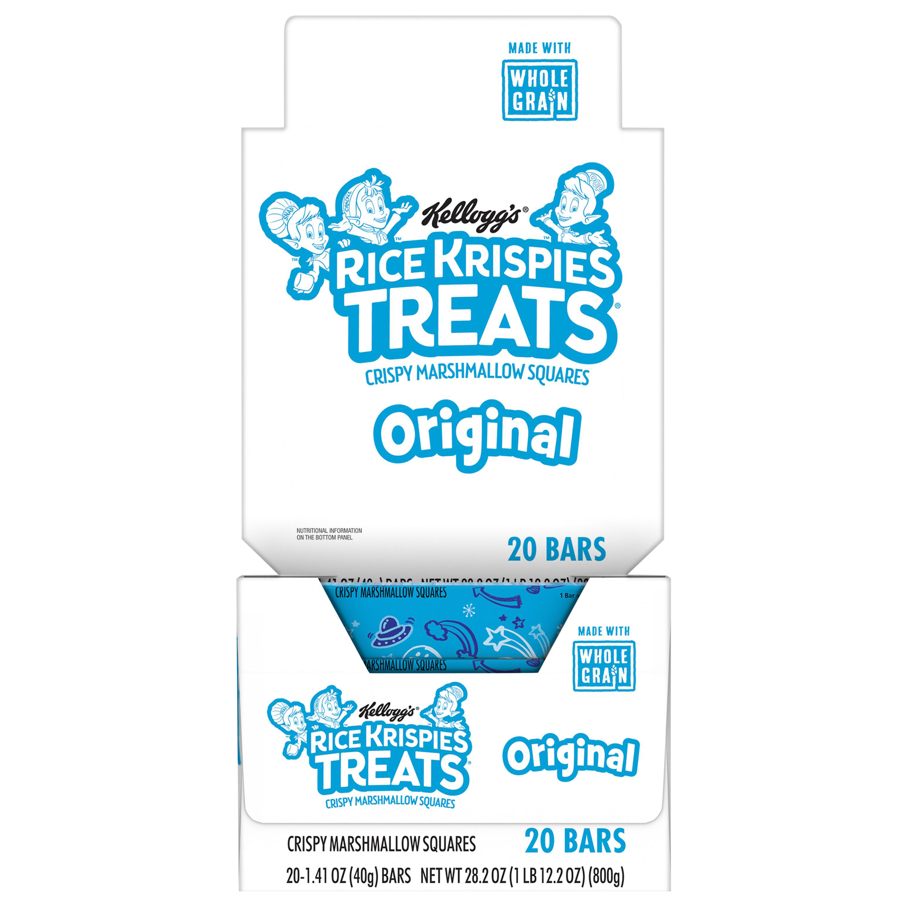 Rice Krispies Treats Original Crispy Marshmallow Squares 20 - 1.41 Oz Ea