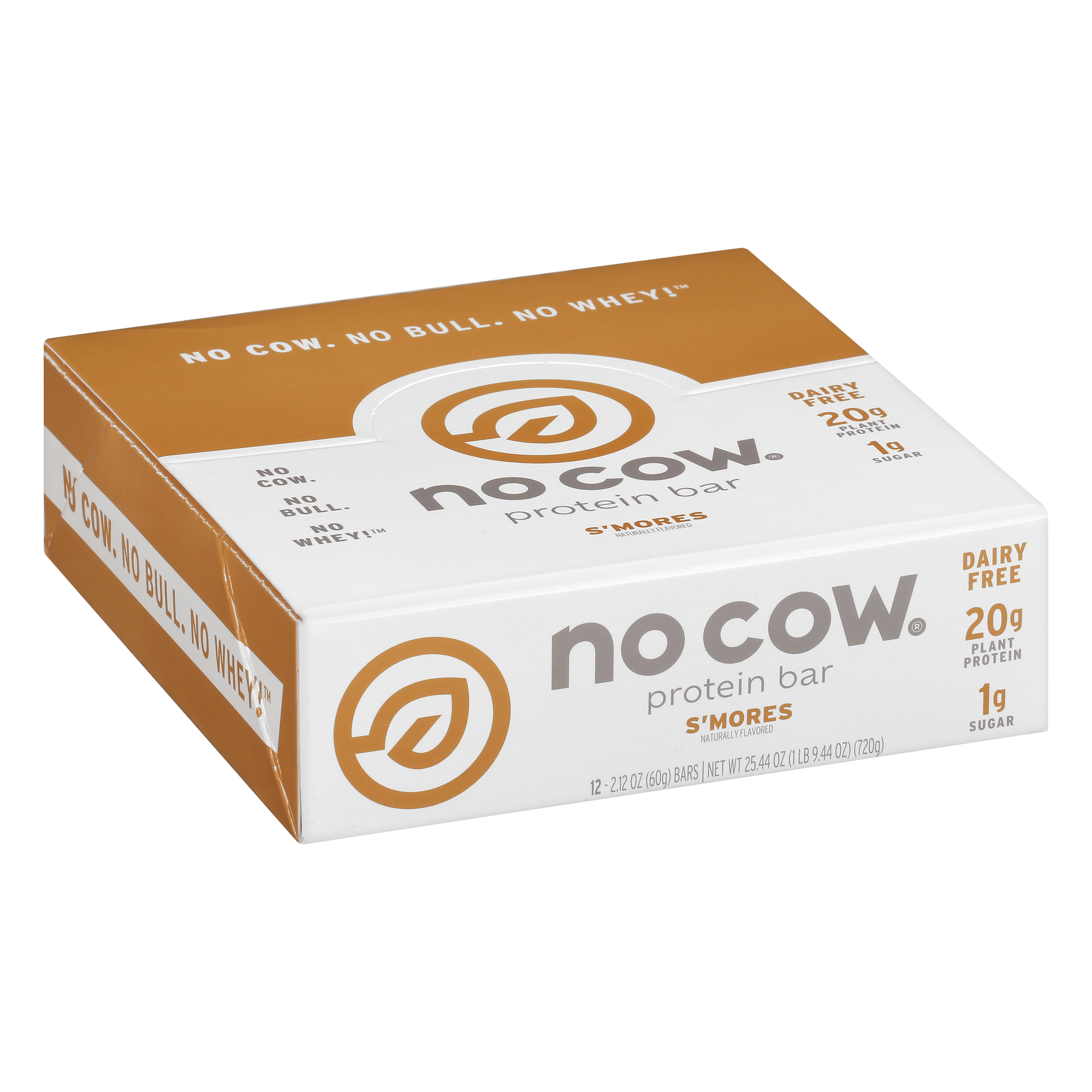No Cow S'mores Protein Bar 12 Ea