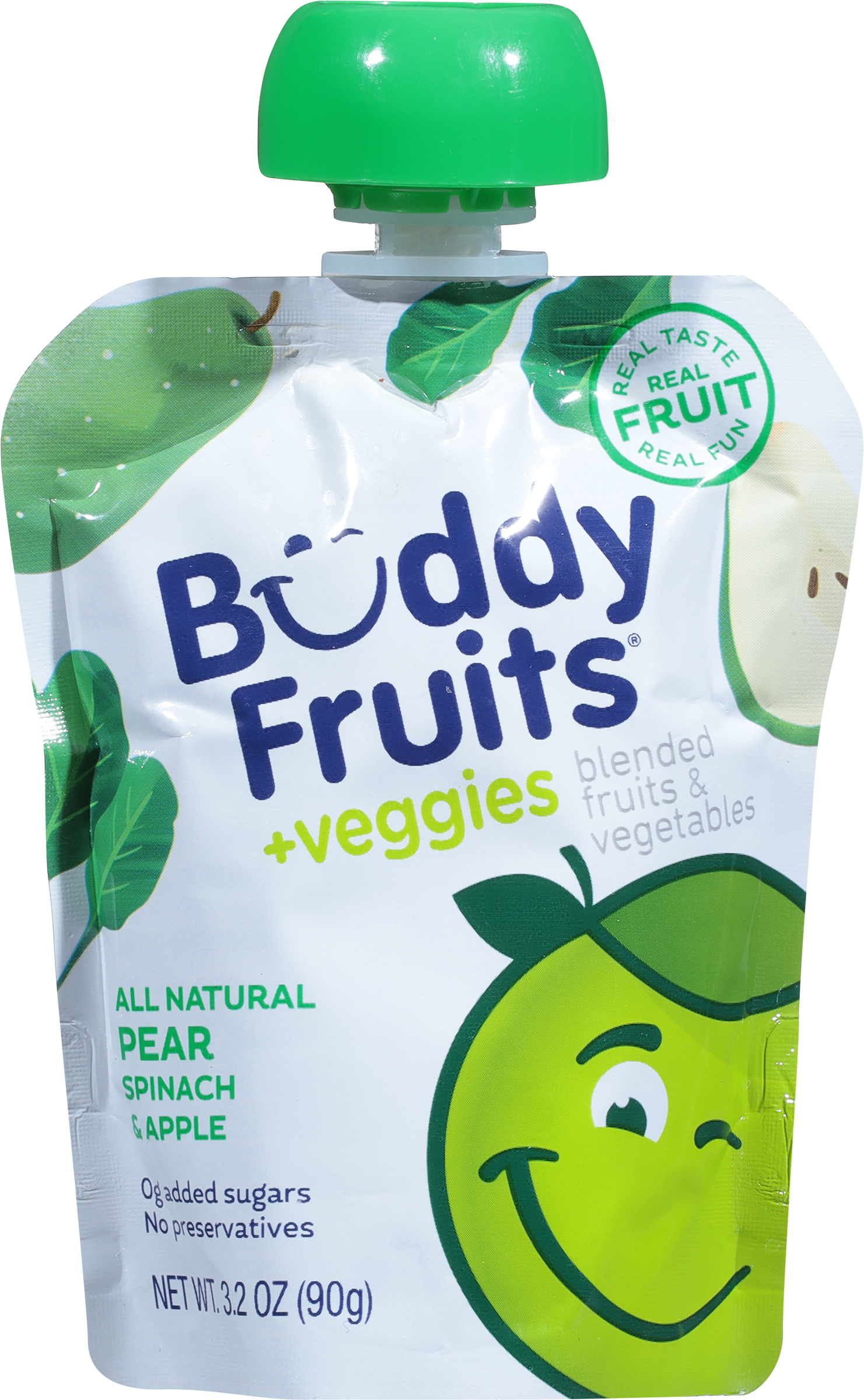 Blended Fruits & Vegetables, +Veggies, Pear Spinach & Apple