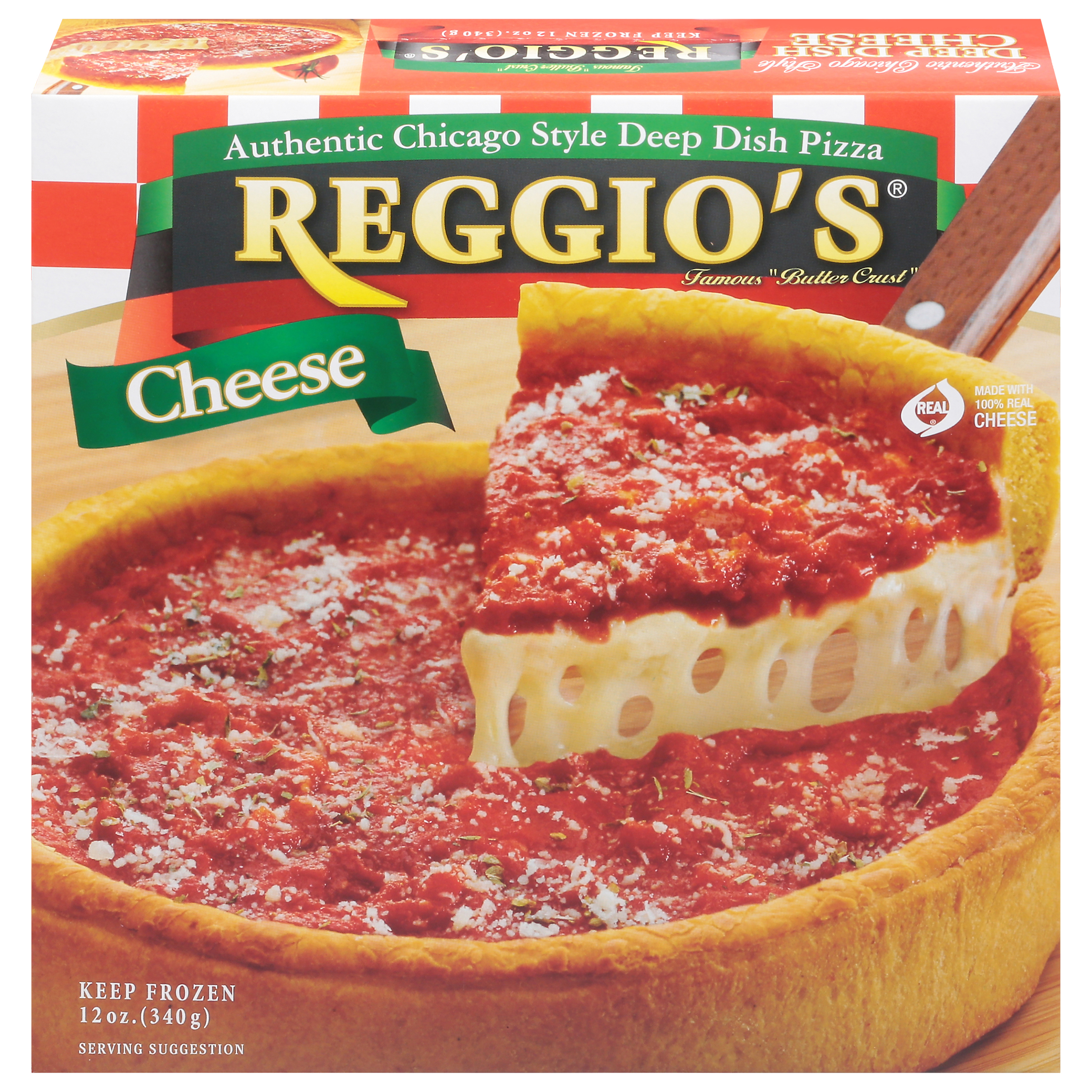 Reggio's Butter Crust Cheese Pizza 12 Oz