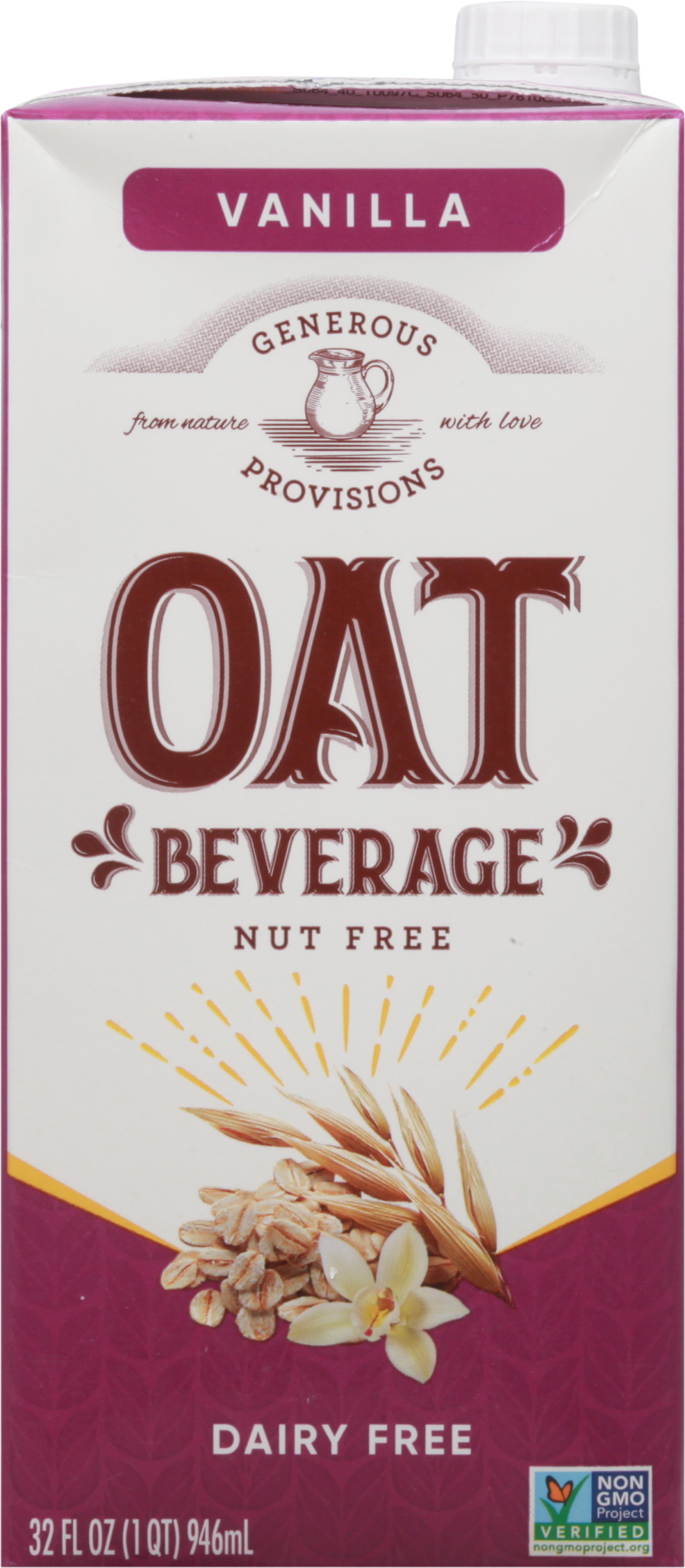 Oat Beverage, Vanilla