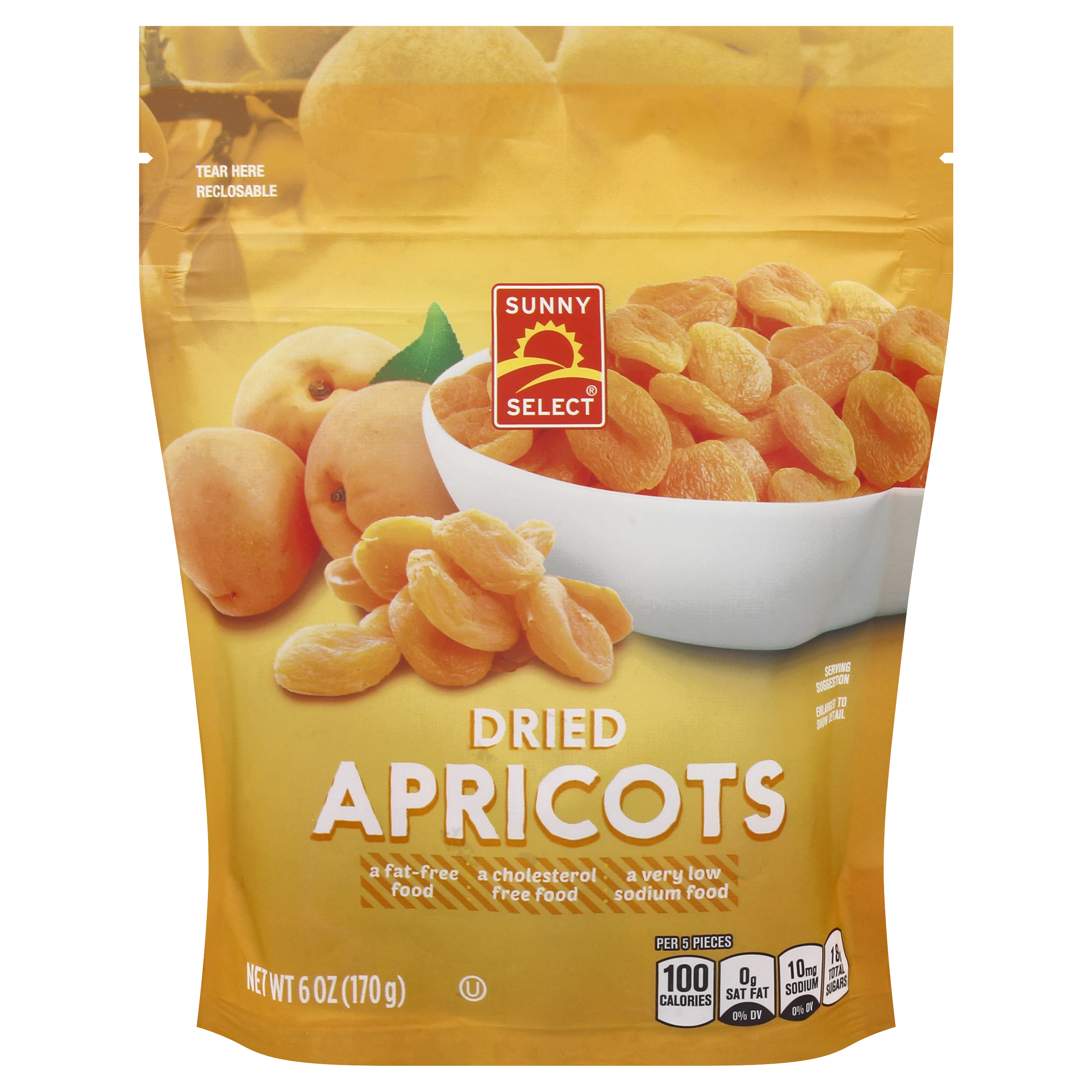 Sunny Select Dried Apricots 6 Oz