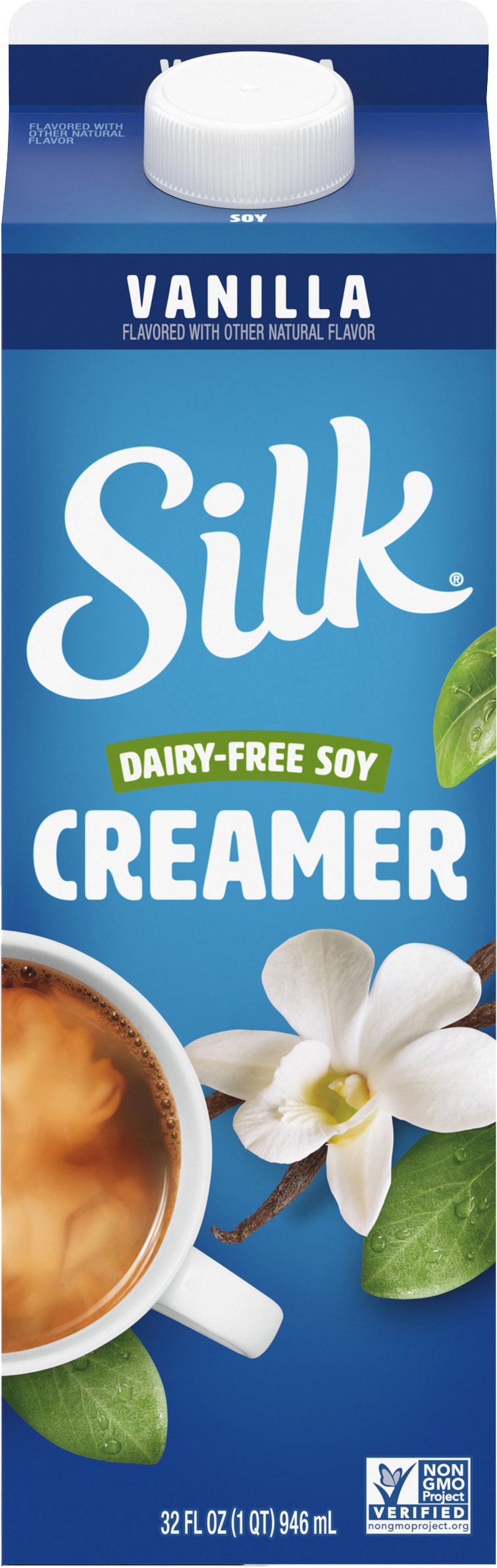 Silk French Vanilla Dairy-Free Soy Creamer, 16 fl oz - Food 4 Less