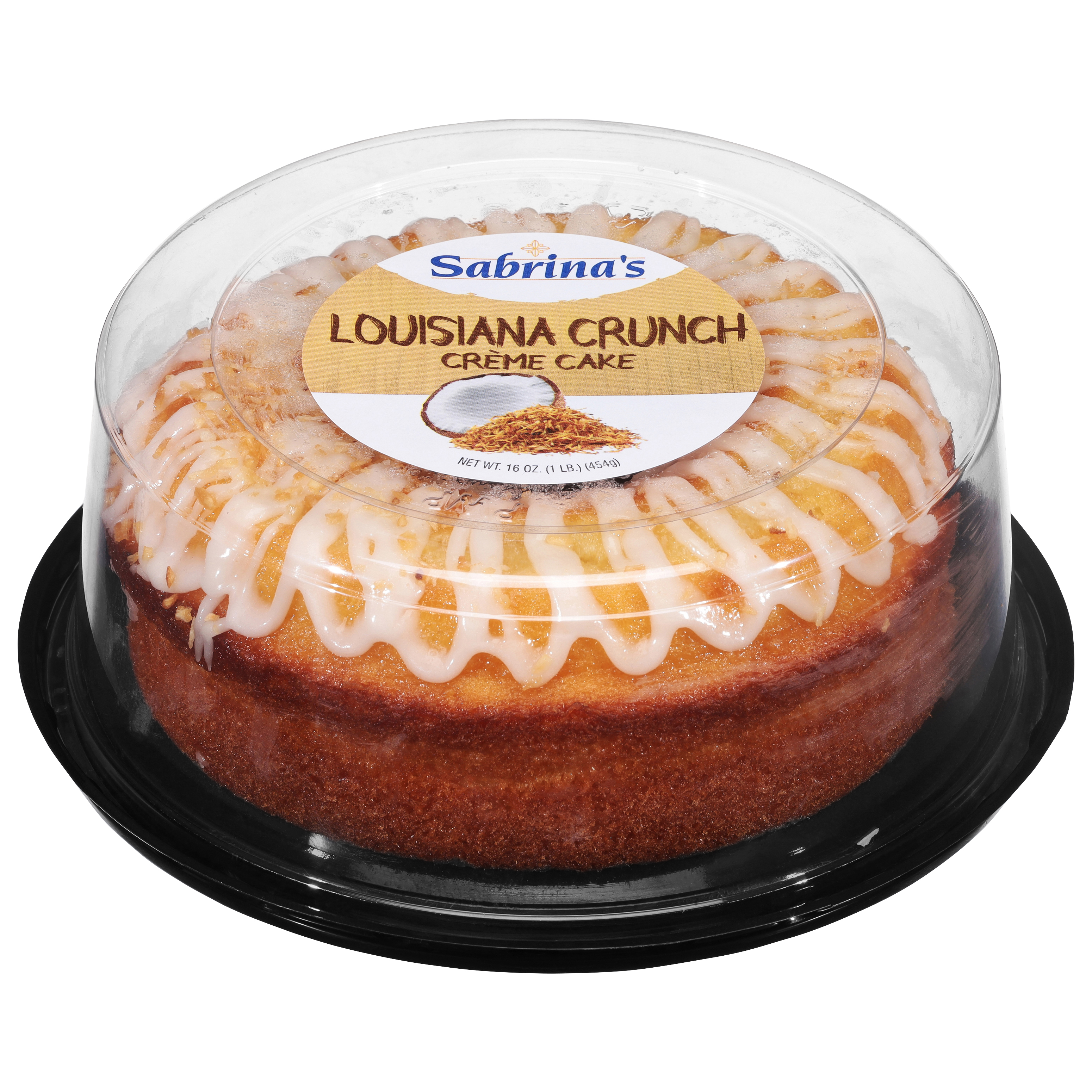 Sabrina's Louisiana Crunch Creme Cake 16 Oz