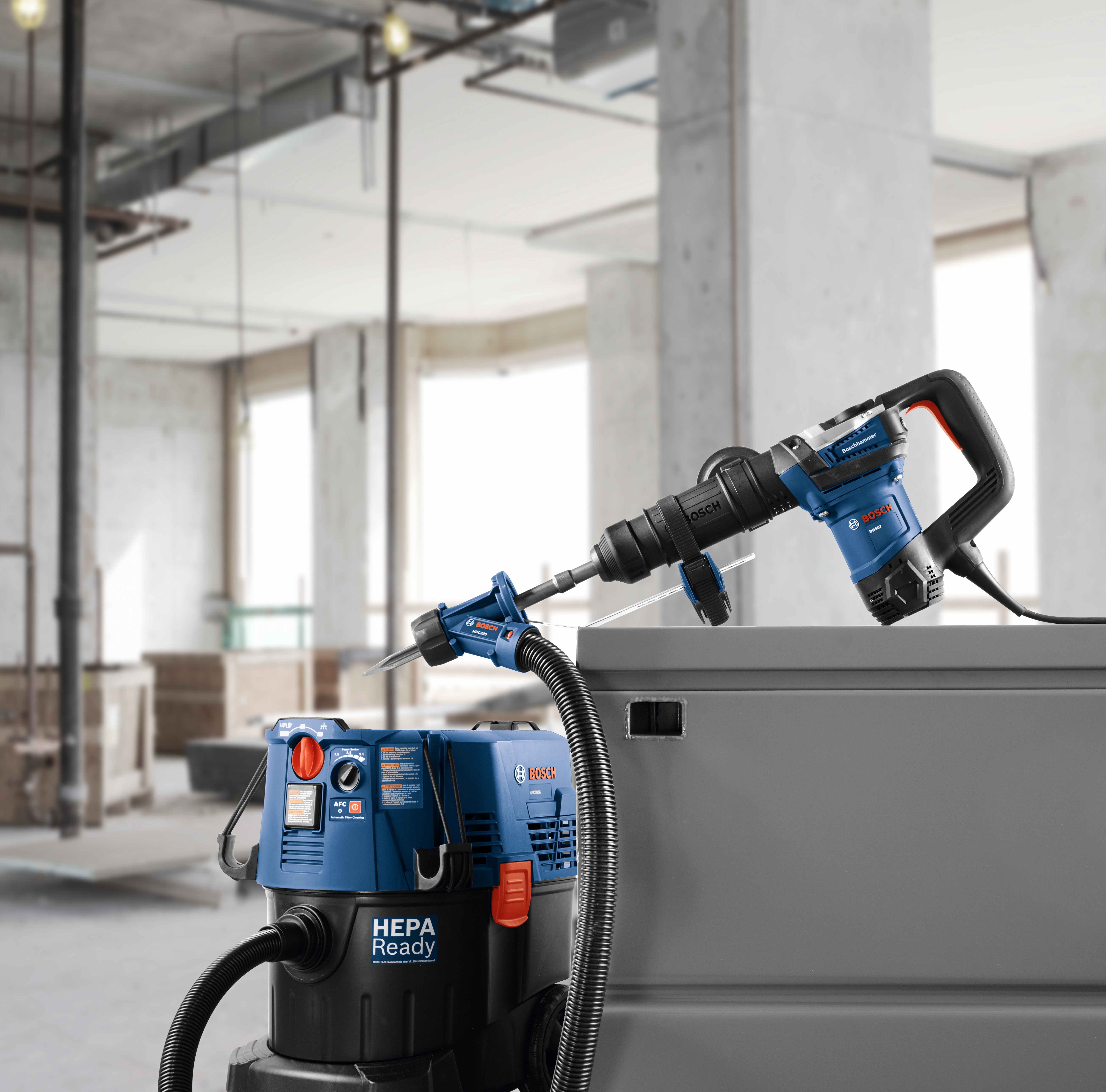 White Cap | Bosch SDS-Max and Spline Dust Extraction Attachment