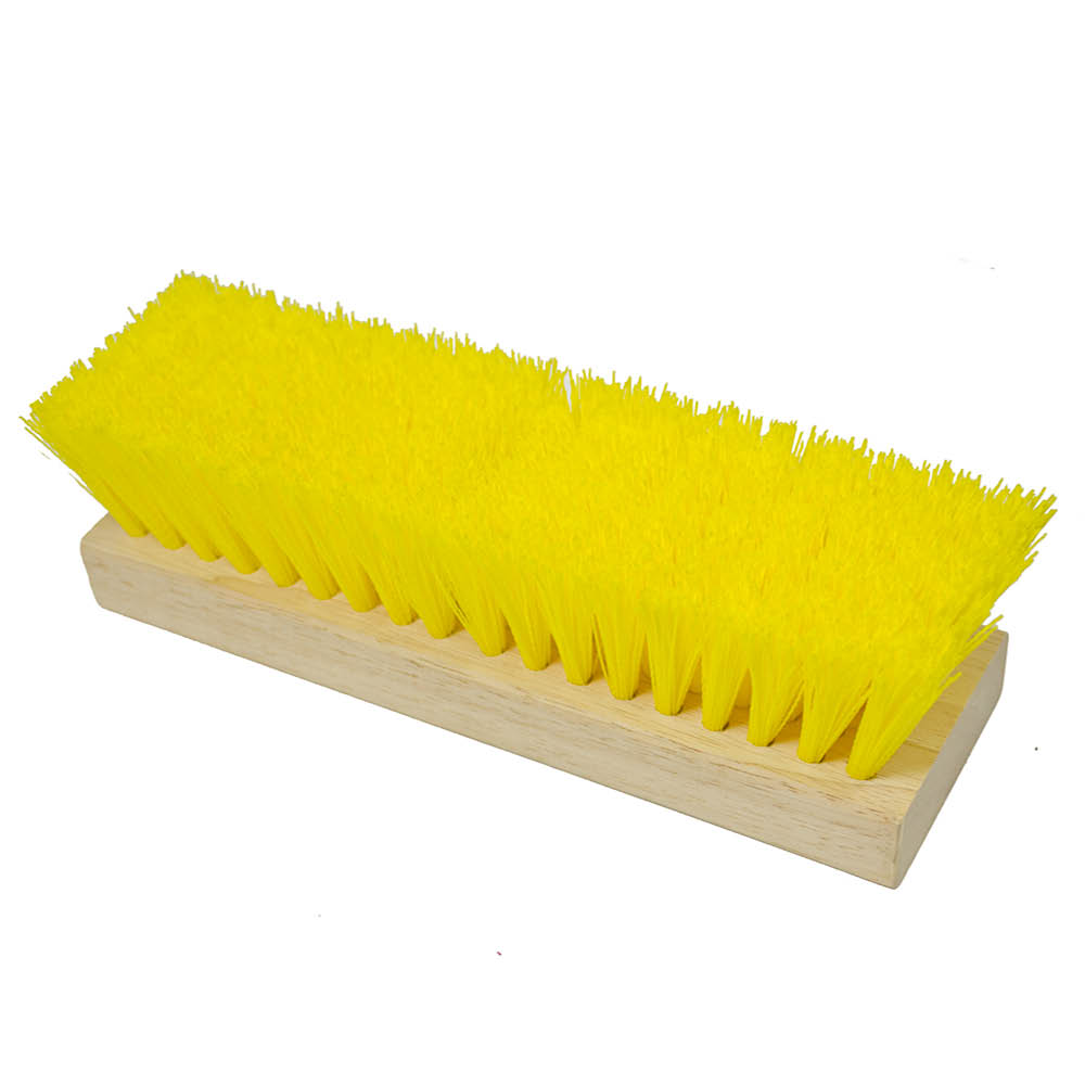 Magnolia White Polypropylene Handled Scrub Brush