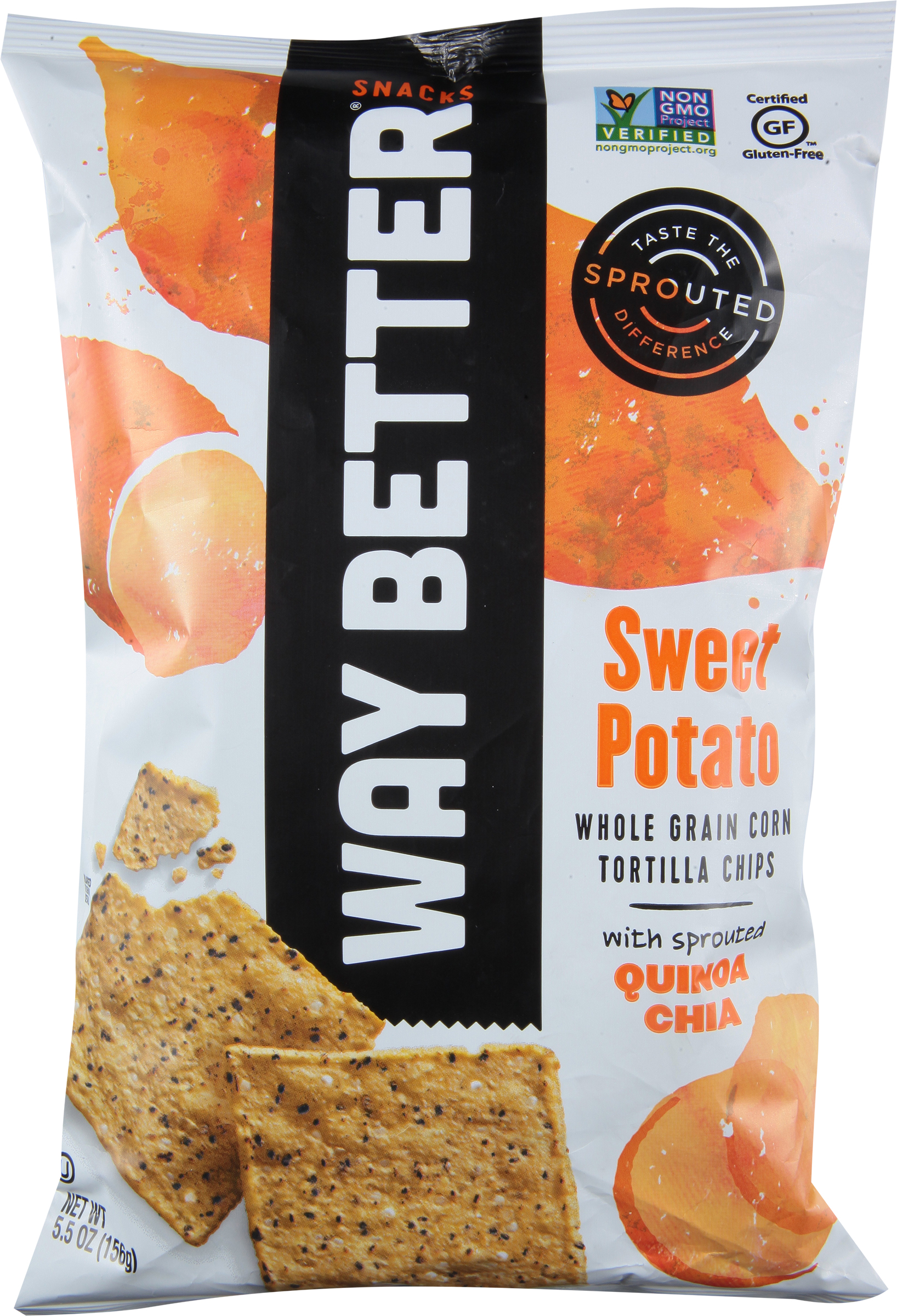 Tortilla Chips, Sweet Potato, Whole Grain Corn