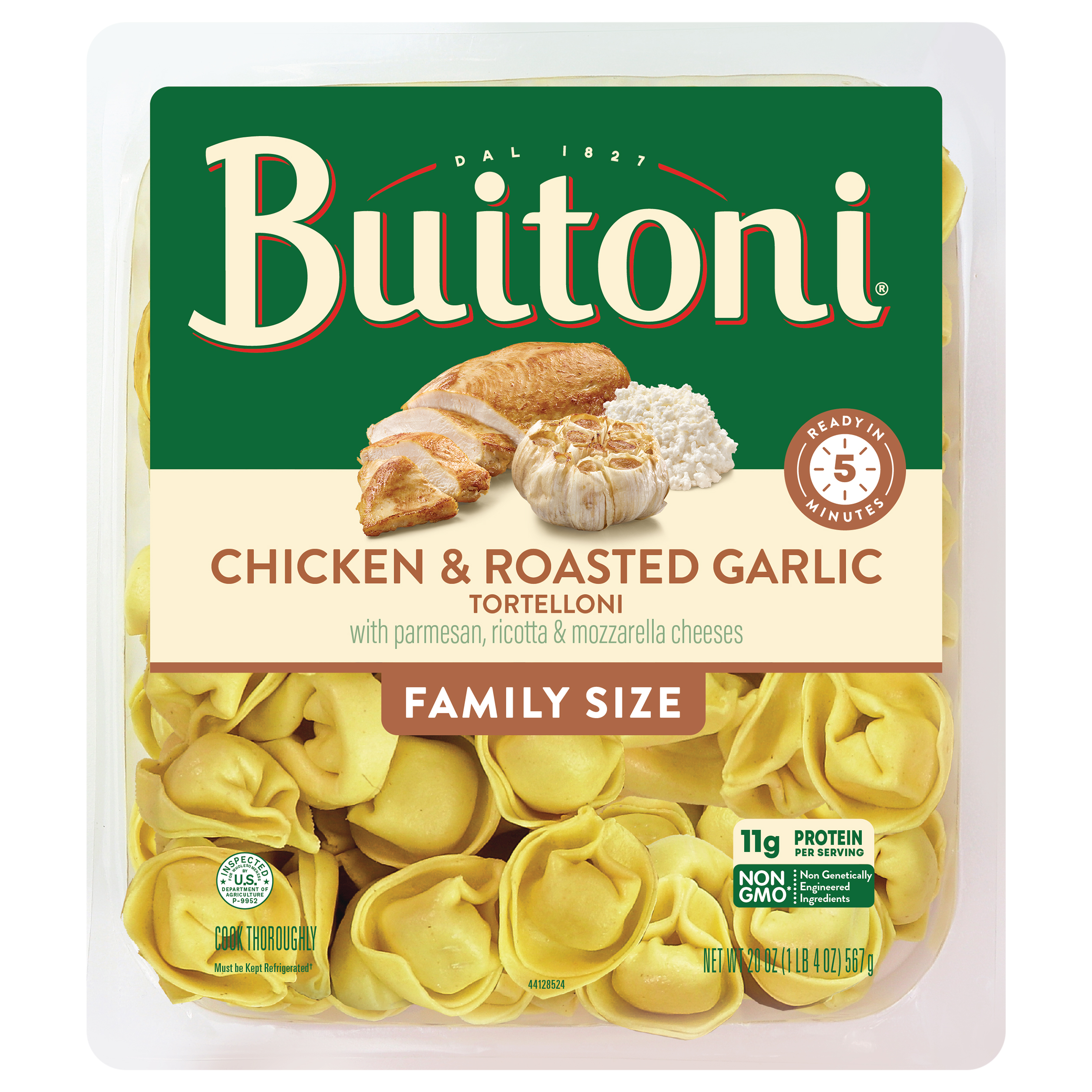 Tortelloni, Chicken & Roasted Garlic, Family Size