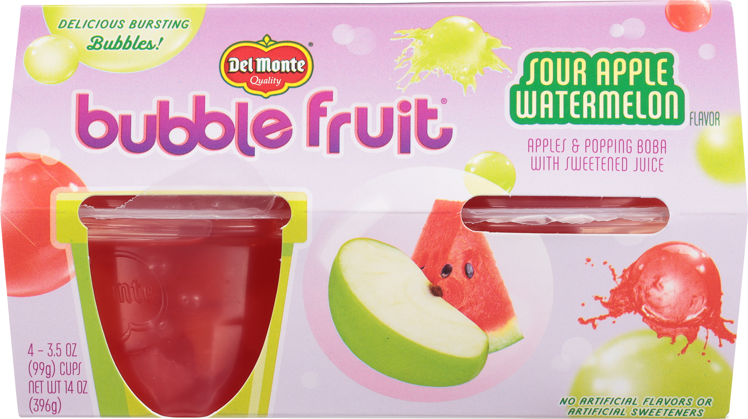 Bubble Fruit, Sour Apple Watermelon