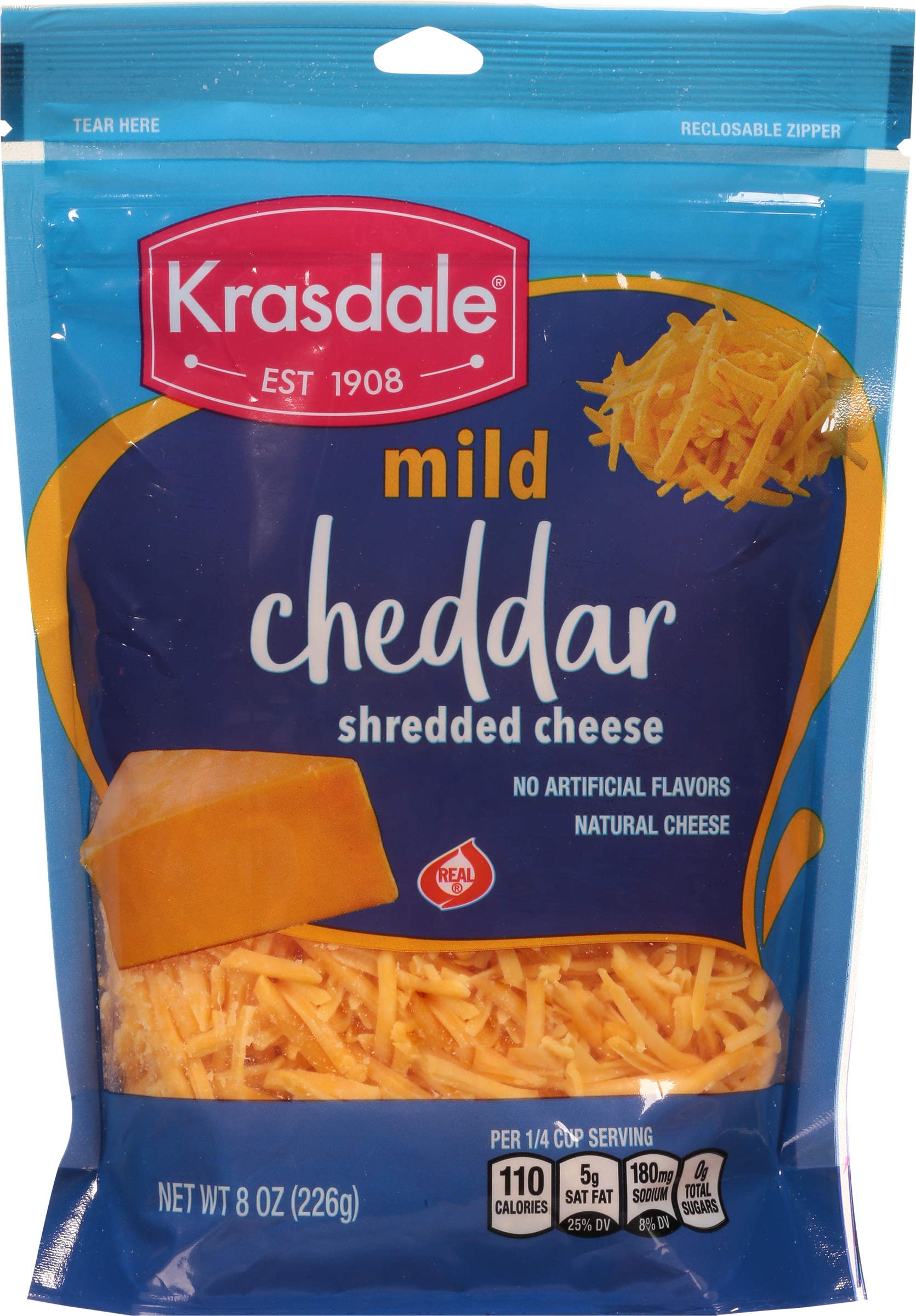 Shredded Cheese, Mild Cheddar
