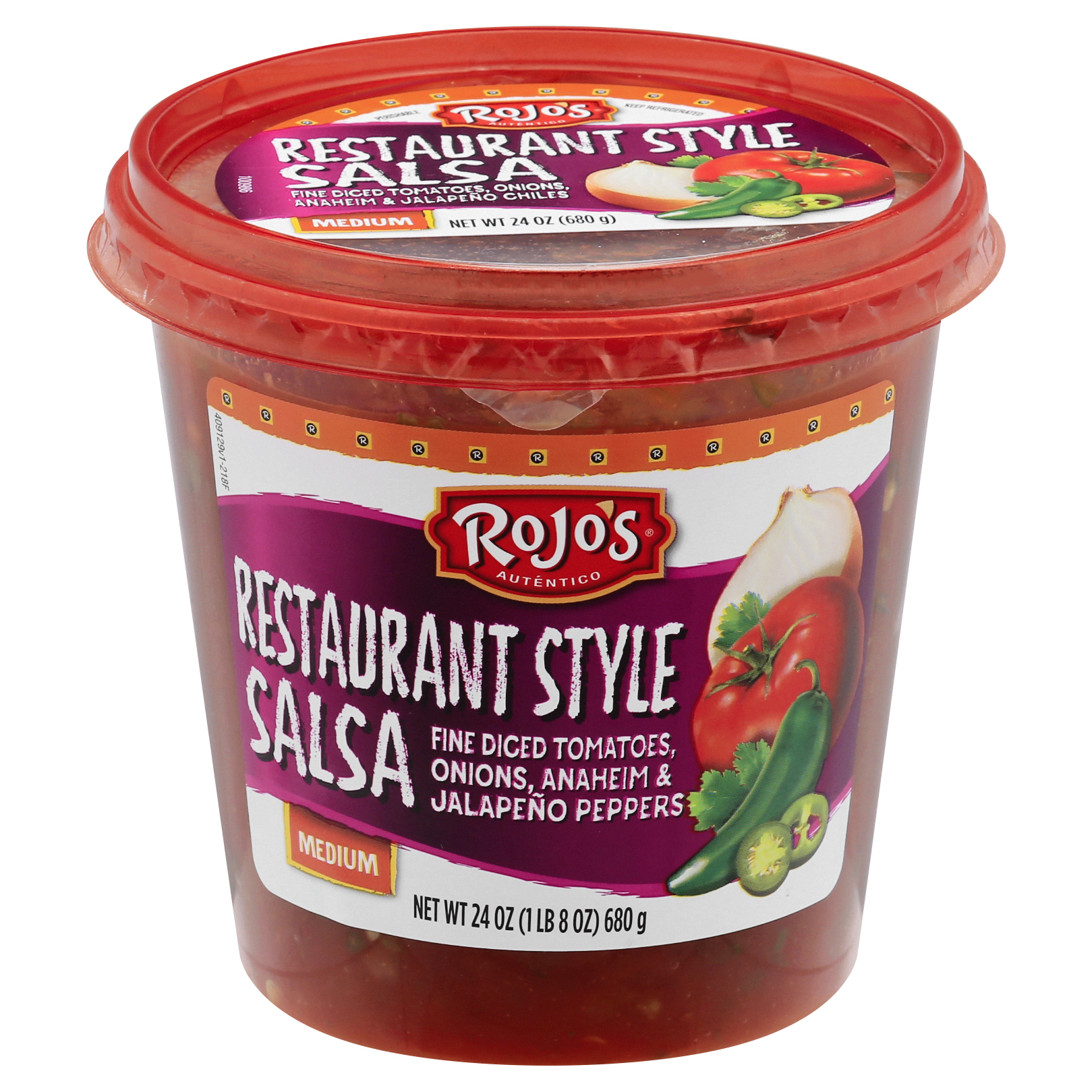 Rojo's Medium Restaurant Style Salsa 24 Oz