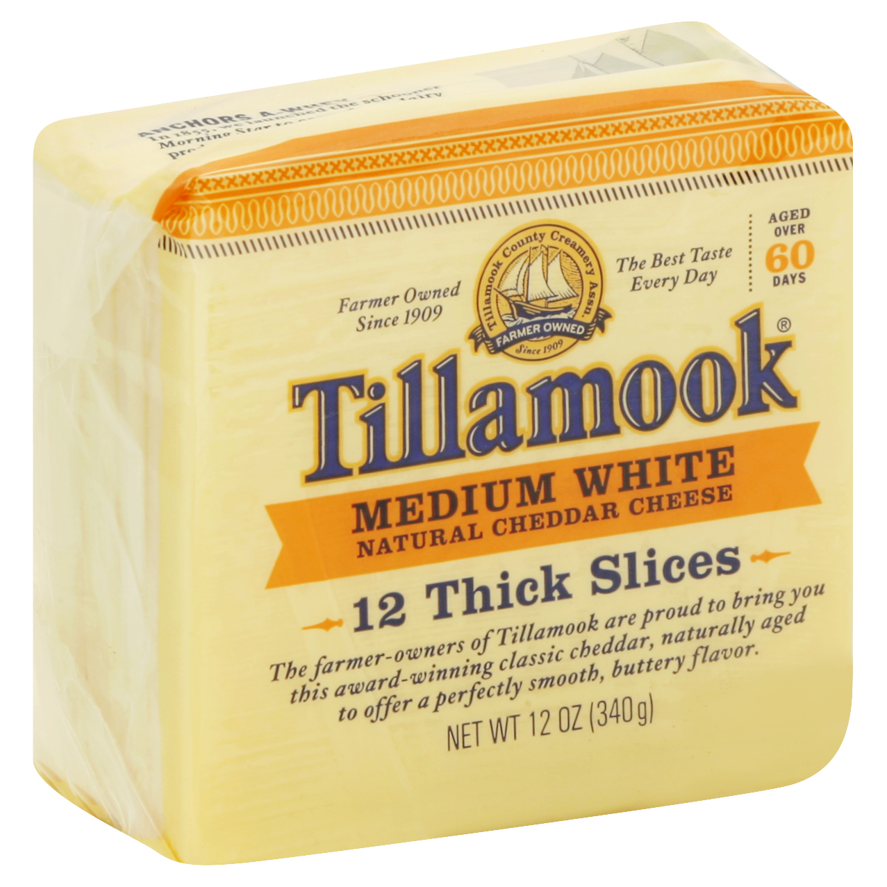 Tillamook Cheese Slices 12 Ea