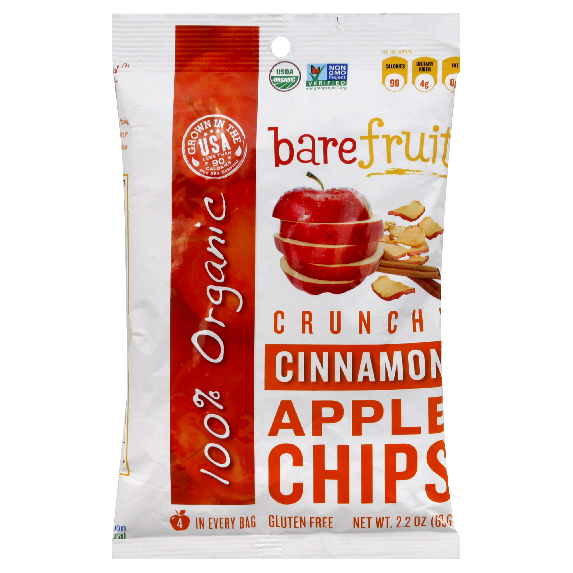 Bare Fruit Apple Chips 2.2 Oz