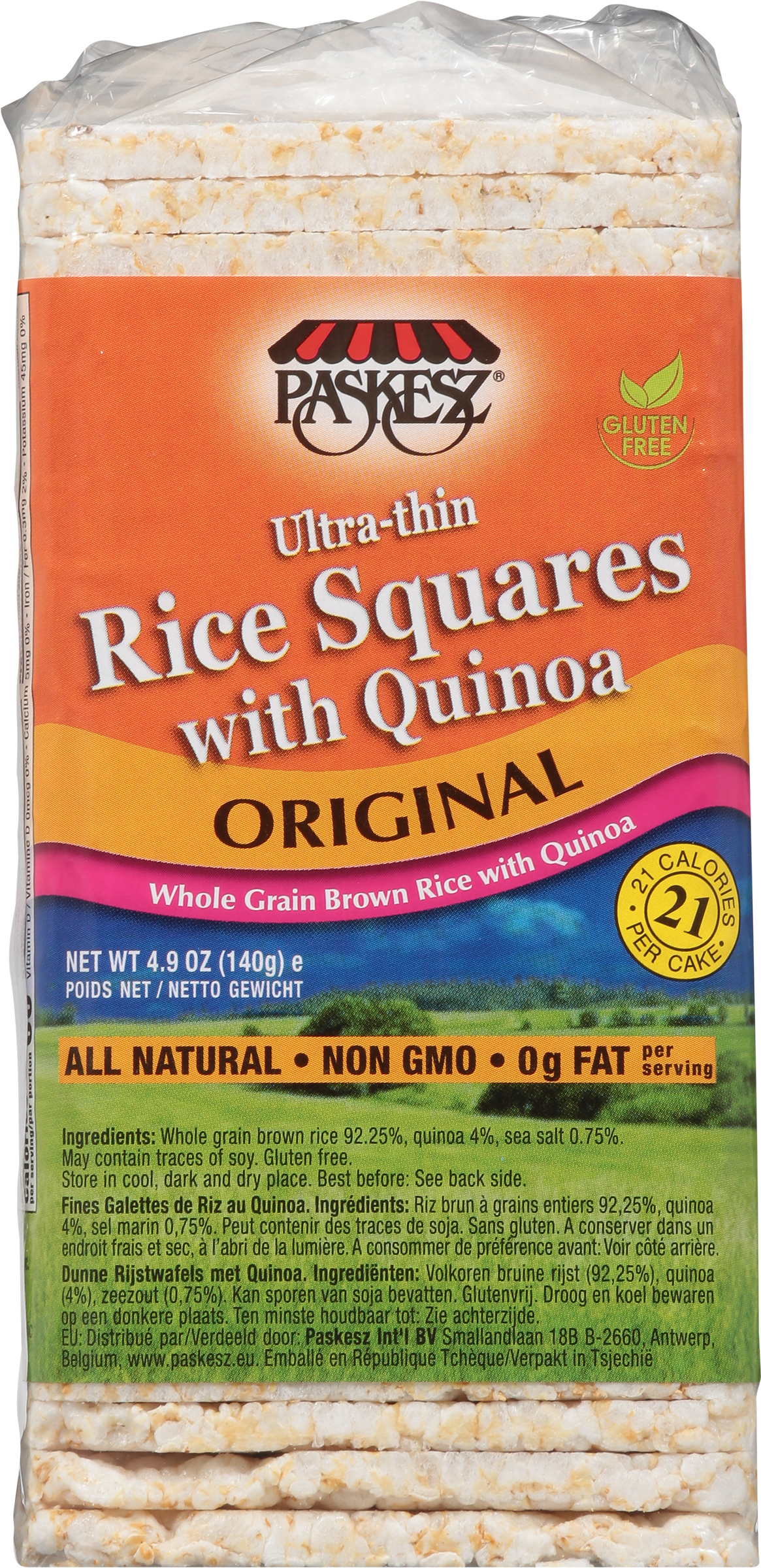 Rice Squares, Ultra-Thin, Original