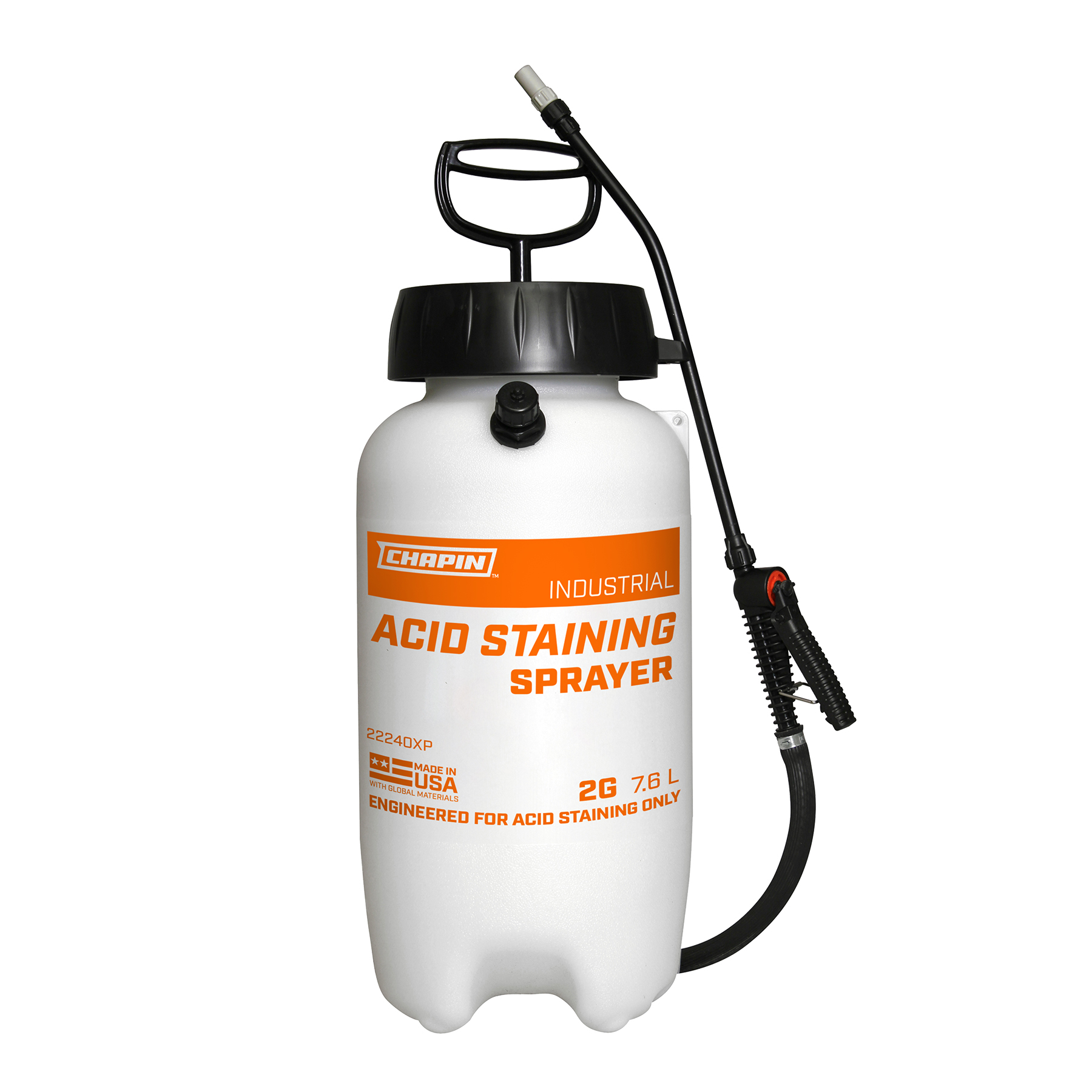 White Cap | Chapin 2 gal. Industrial Acid Staining Sprayer