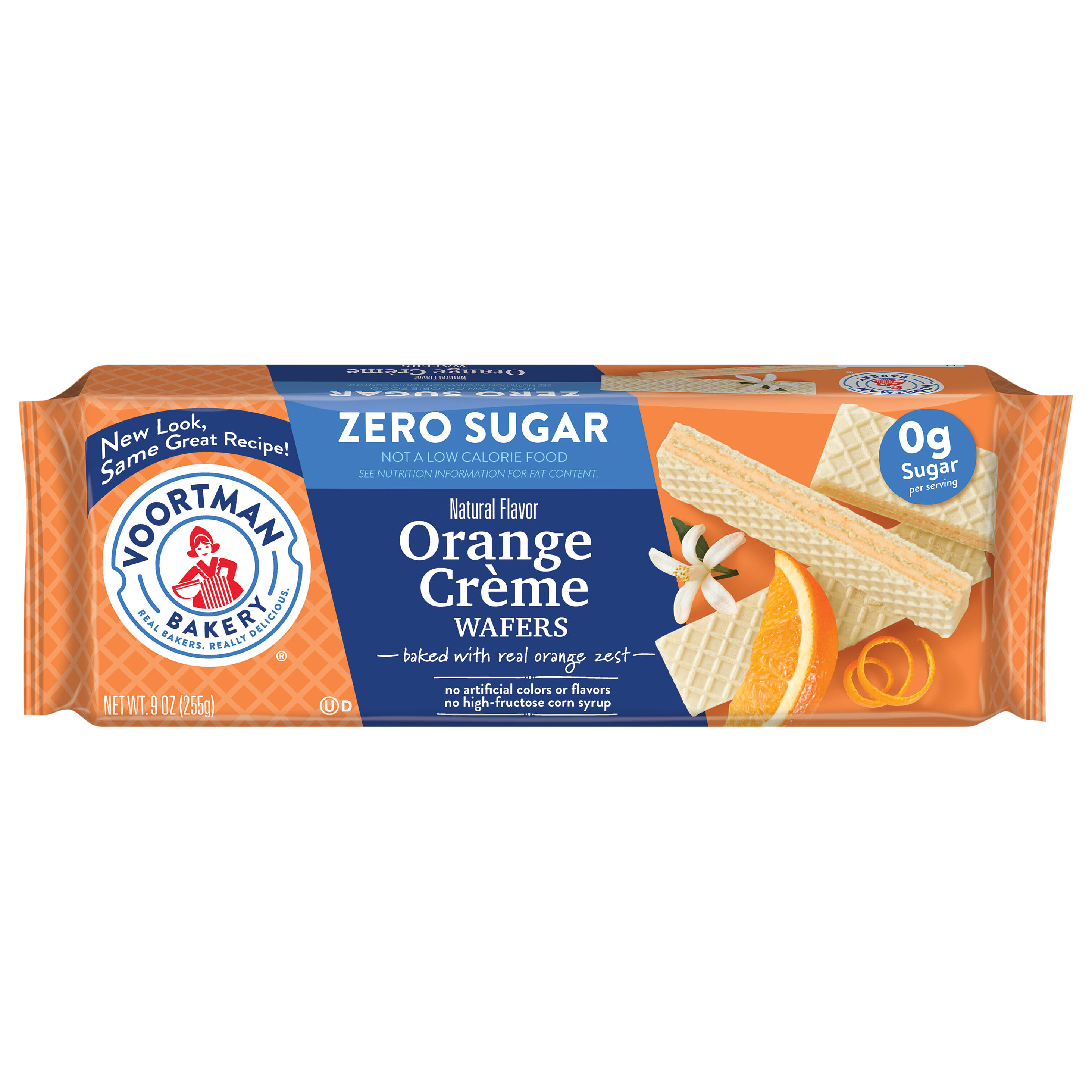 Wafers, Zero Sugar, Orange Creme