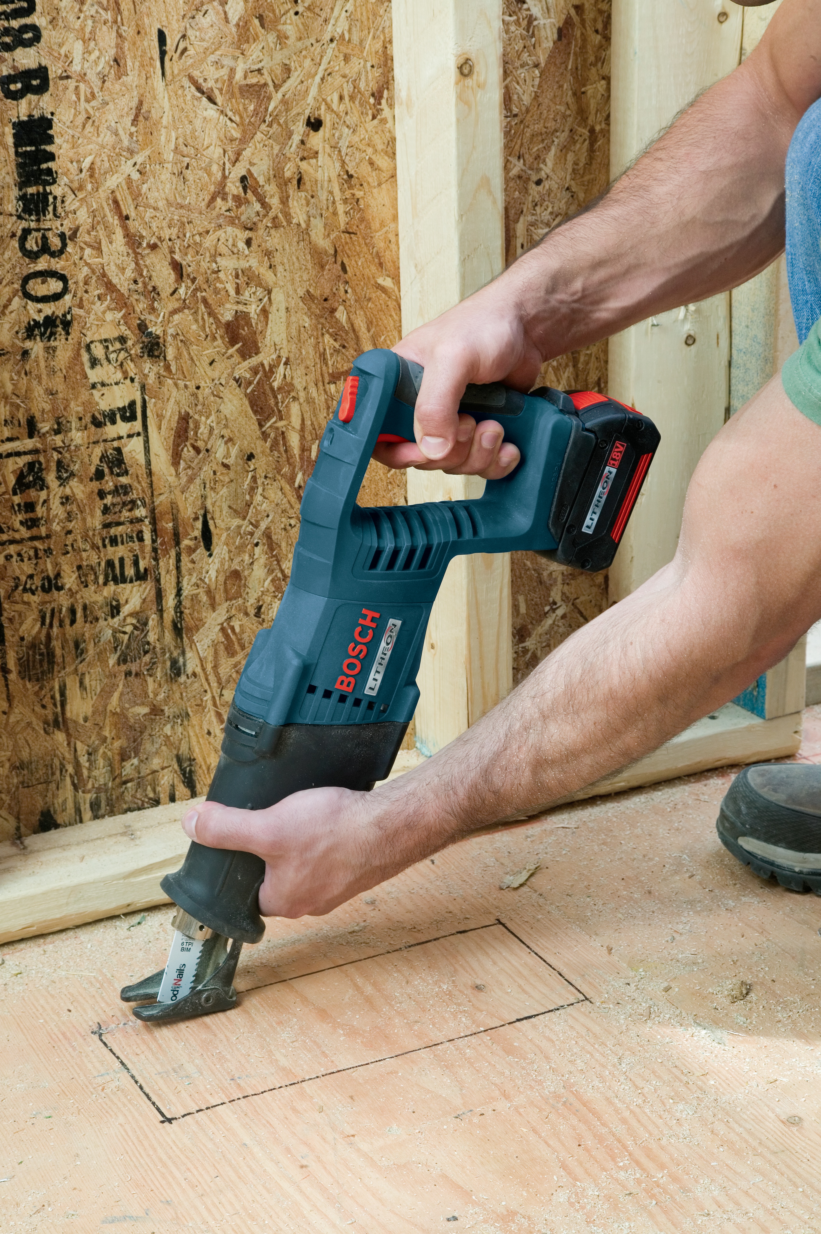 Bosch Home and Garden AdvancedRecip 18 Cordless recipro saw 06033B2403  incl. rechargeables, incl. charger 18 V 2.5 Ah