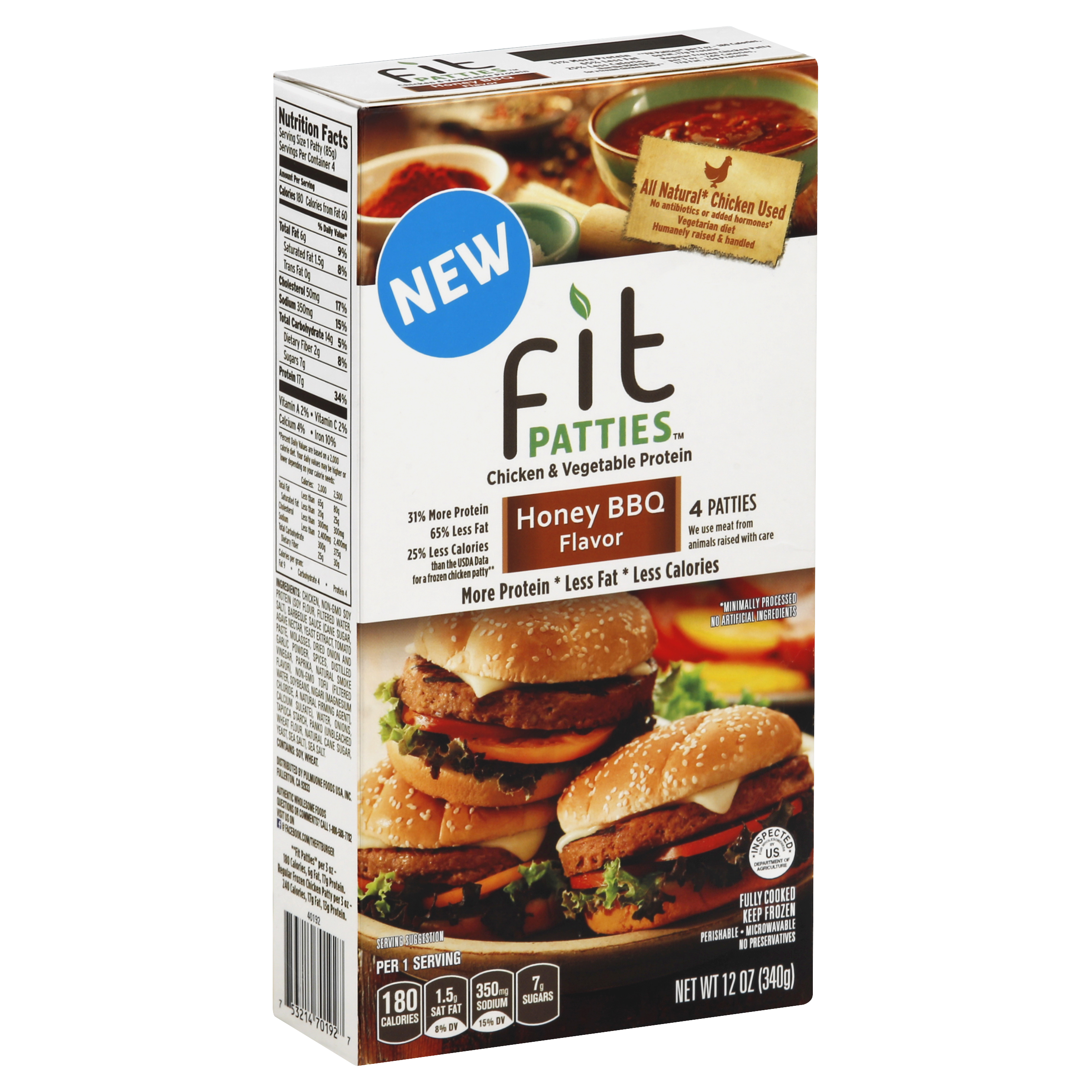 Fit Patties Patties 4 Ea