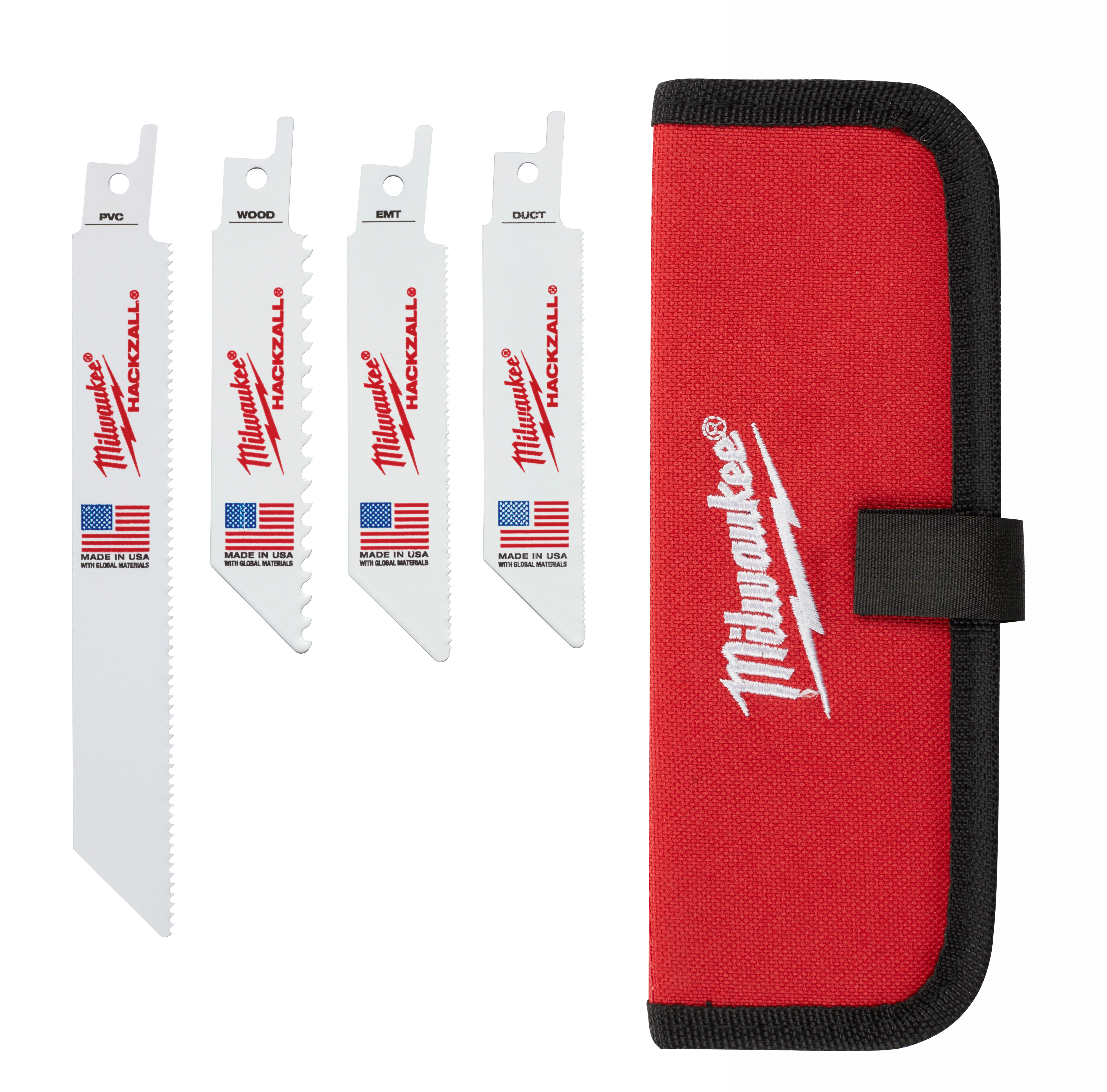 Milwaukee 10pc General Purpose Set Hackzall Blades