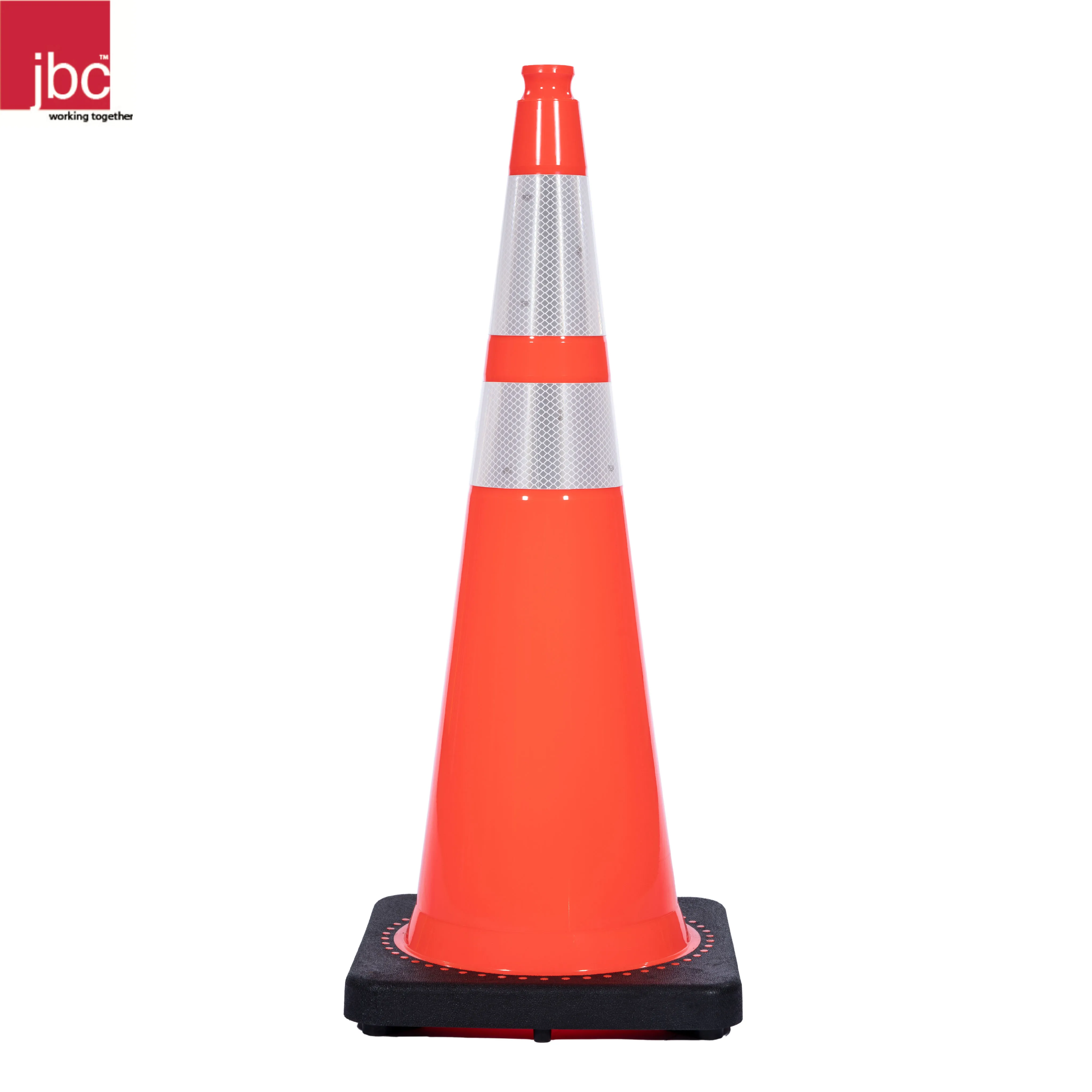 JBC Orange 36 in. Traffic Cone with Collars
