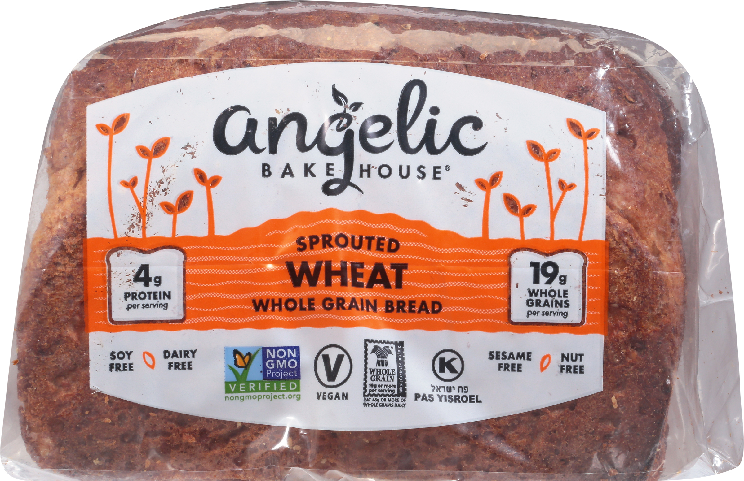 Bread, Whole Grain, Sprouted Wheat