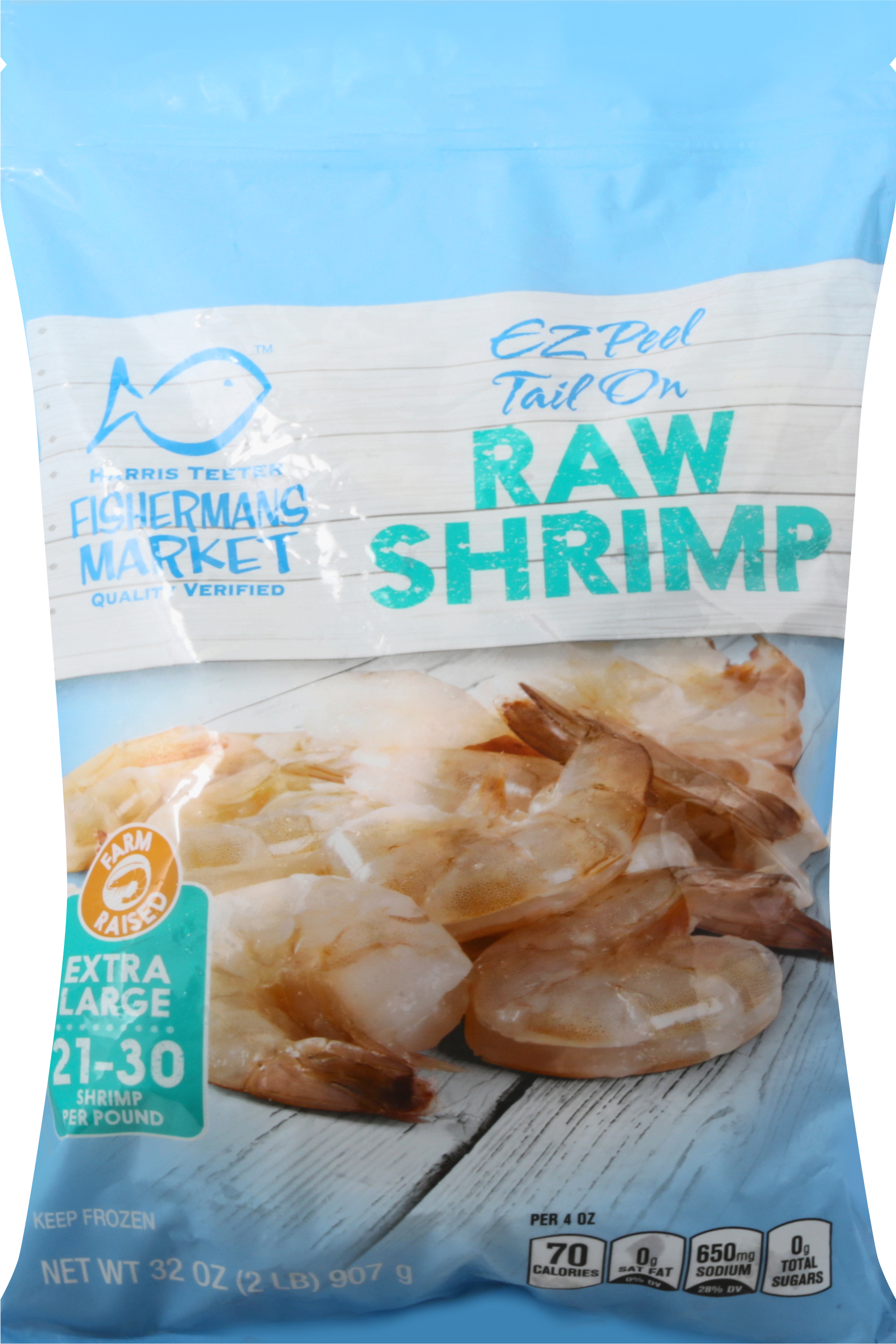 Raw Shrimp, EZ Peel Tail On, Extra Large