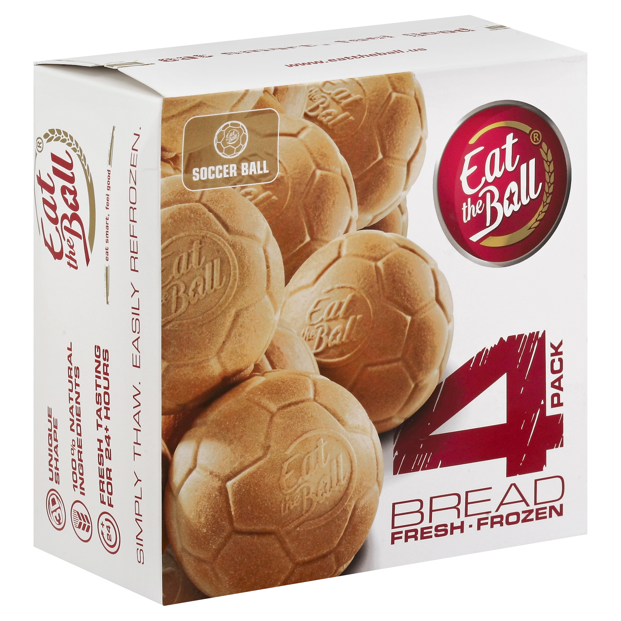 Eat The Ball Bread 4 Ea