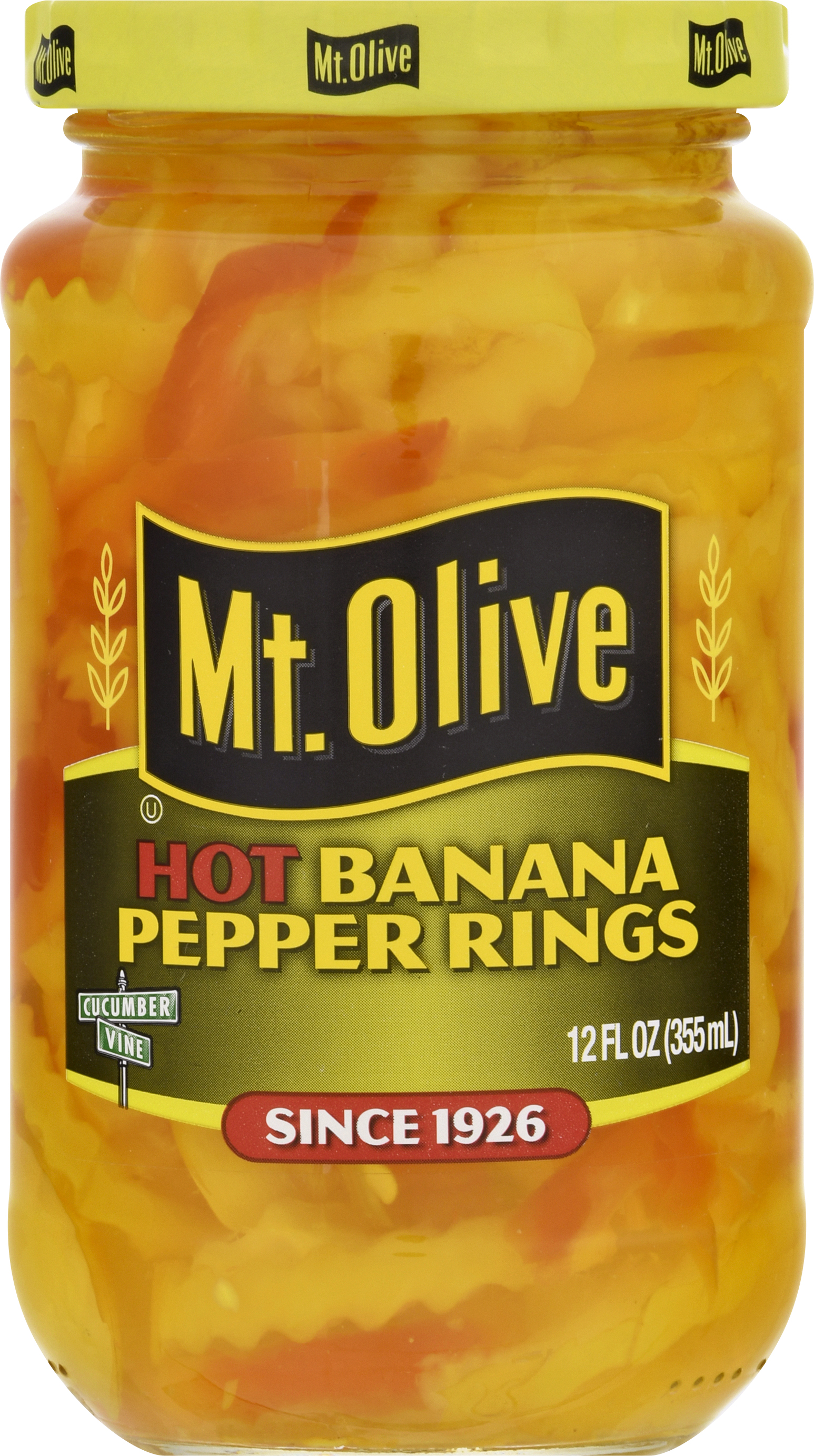 Banana Pepper Rings, Hot