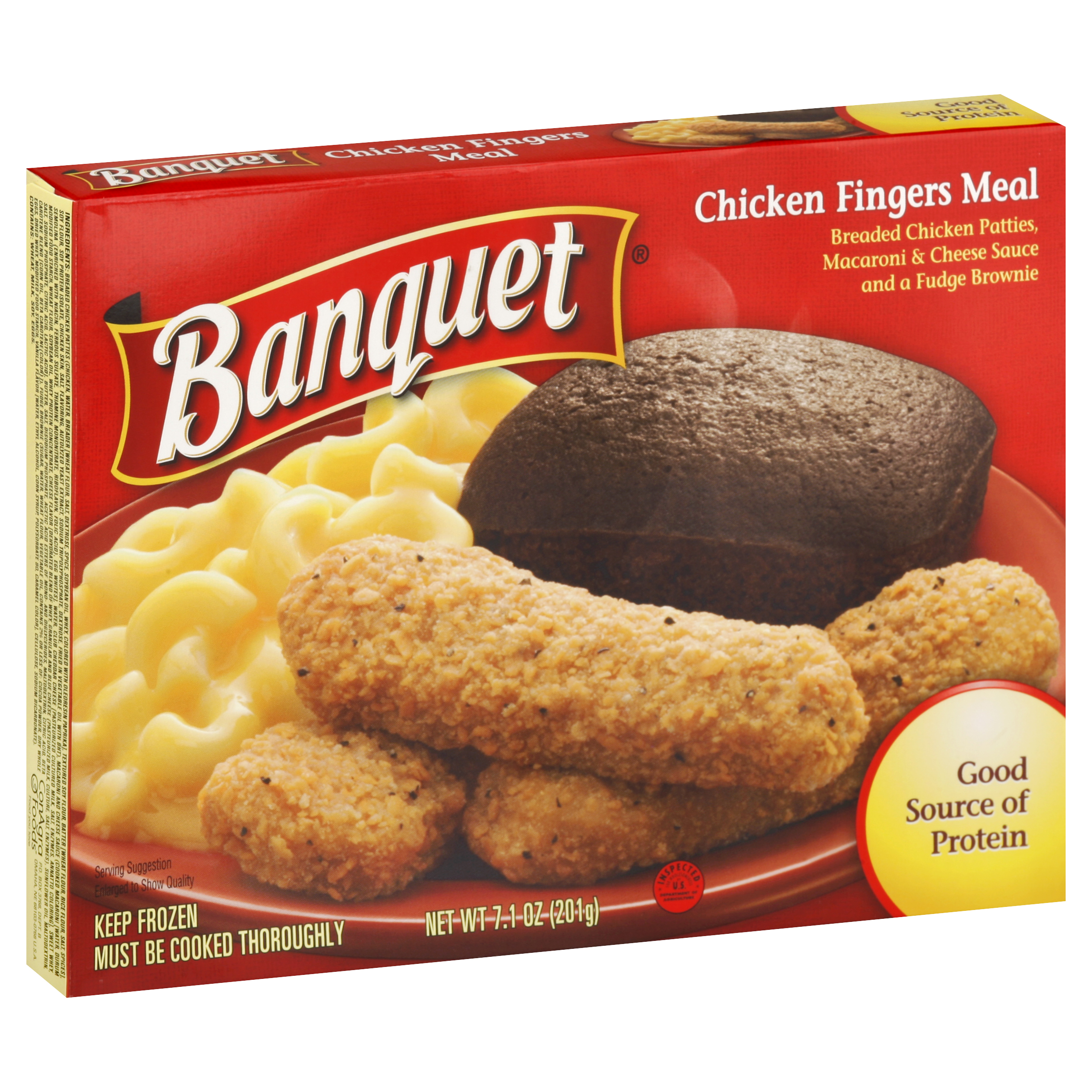 Banquet Chicken Fingers Meal 7.1 Oz