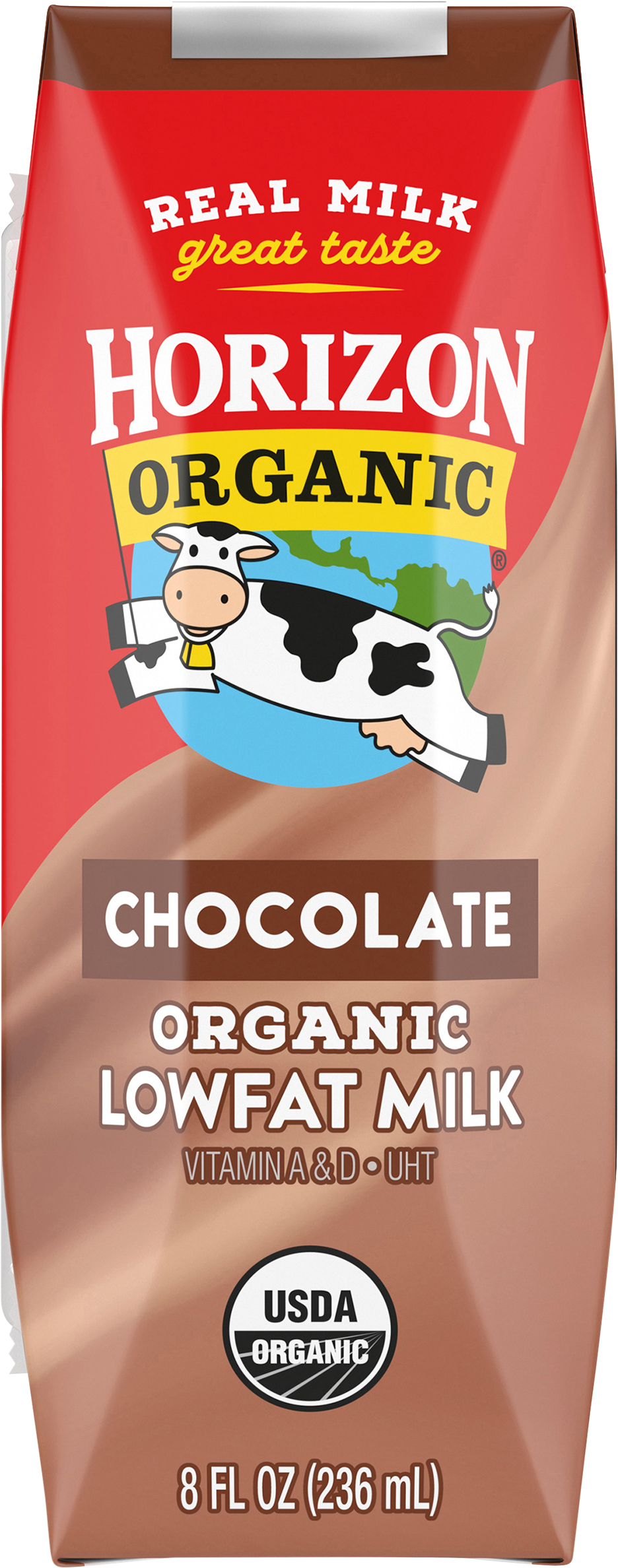 Milk, Lowfat, Organic, Chocolate