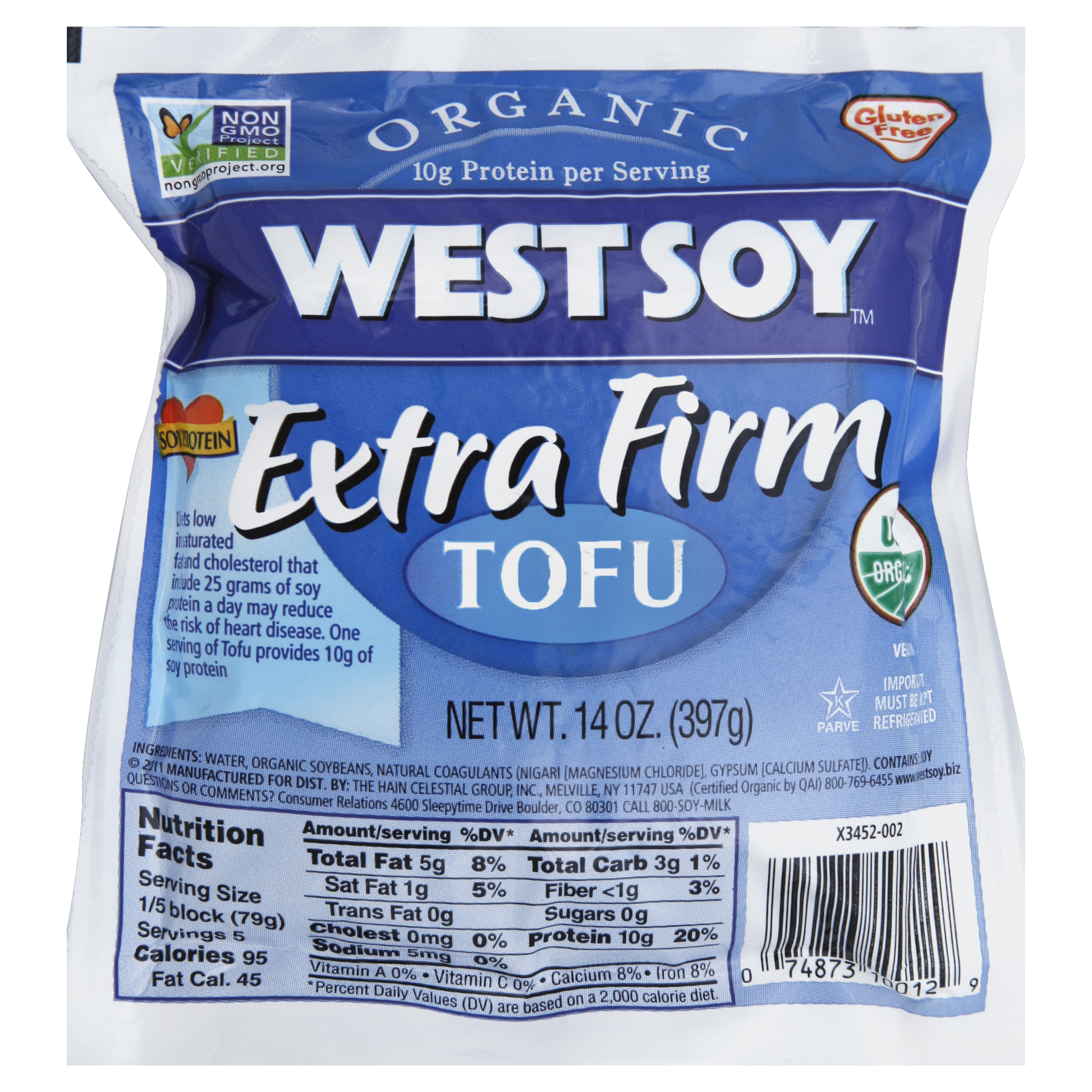 Westsoy Tofu 14 Oz
